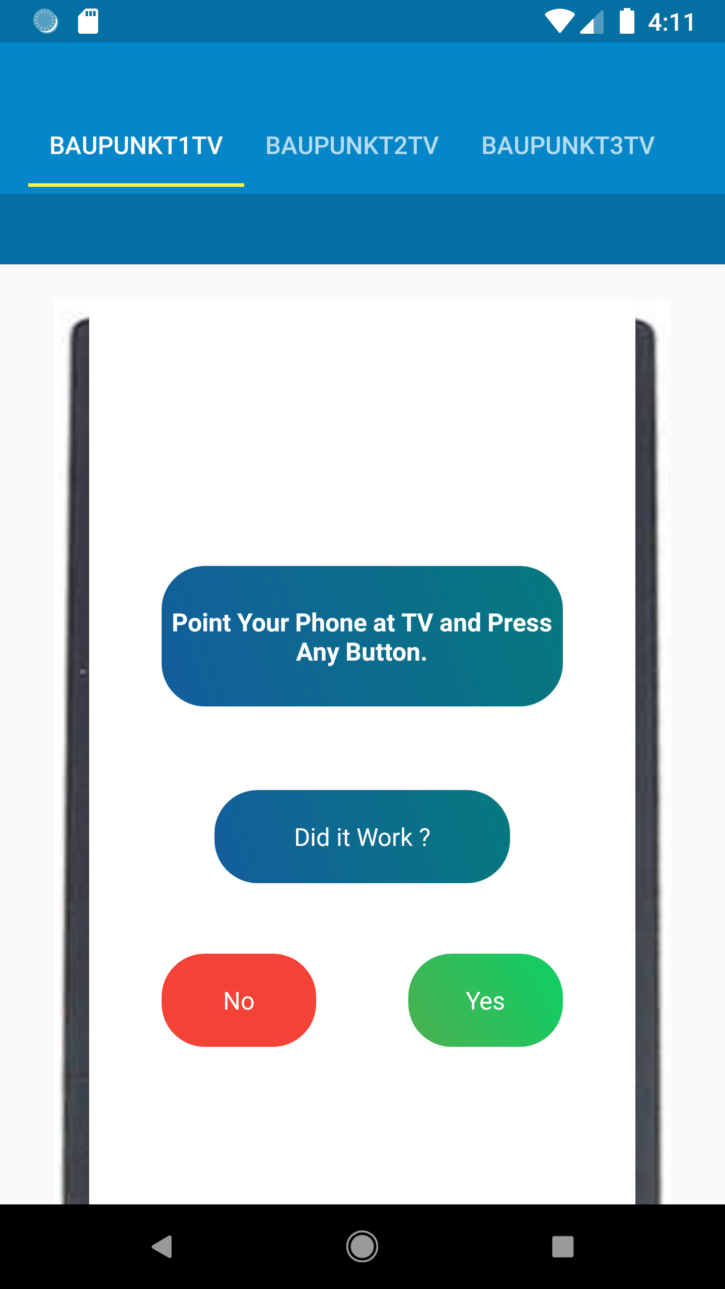 اسکرین شات 5 برنامه Blaupunkt TV Remote