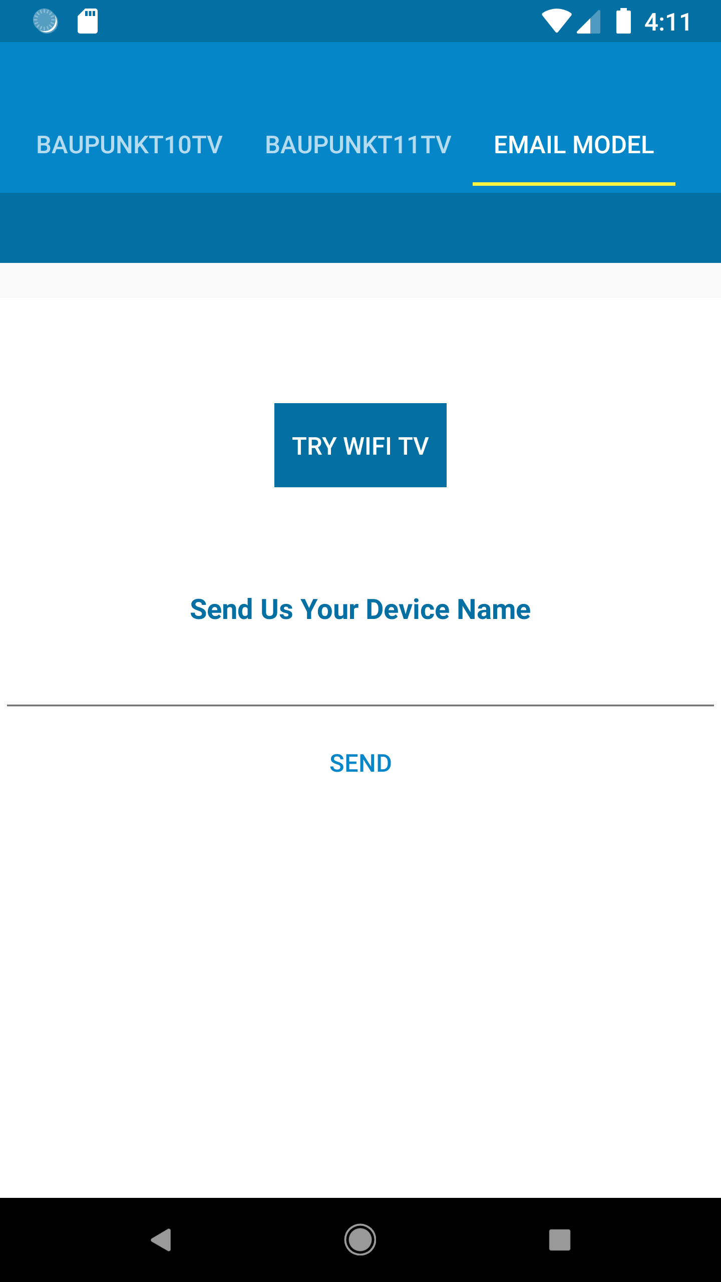 اسکرین شات 6 برنامه Blaupunkt TV Remote