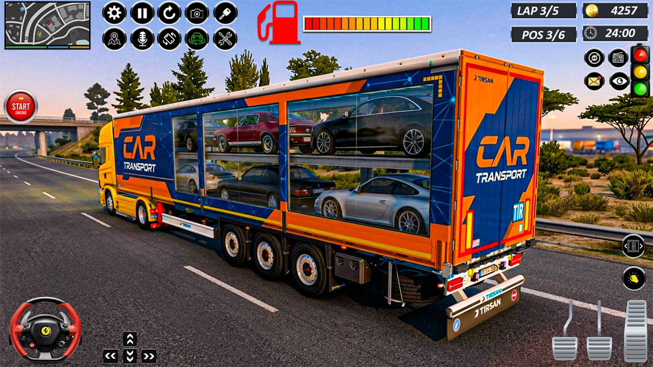 اسکرین شات 5 بازی Offroad Transporter Truck Game