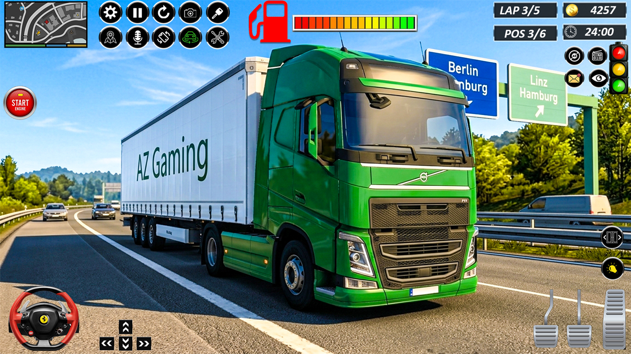 اسکرین شات 2 بازی Offroad Transporter Truck Game