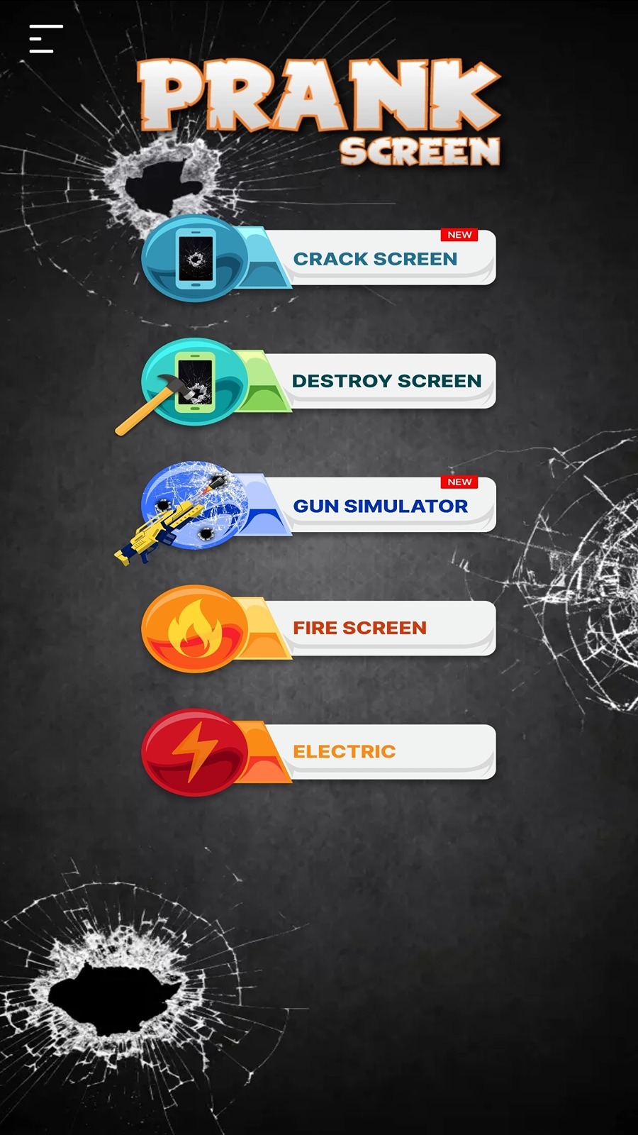 اسکرین شات 1 برنامه شکستن صفحه گوشی _ شوخی