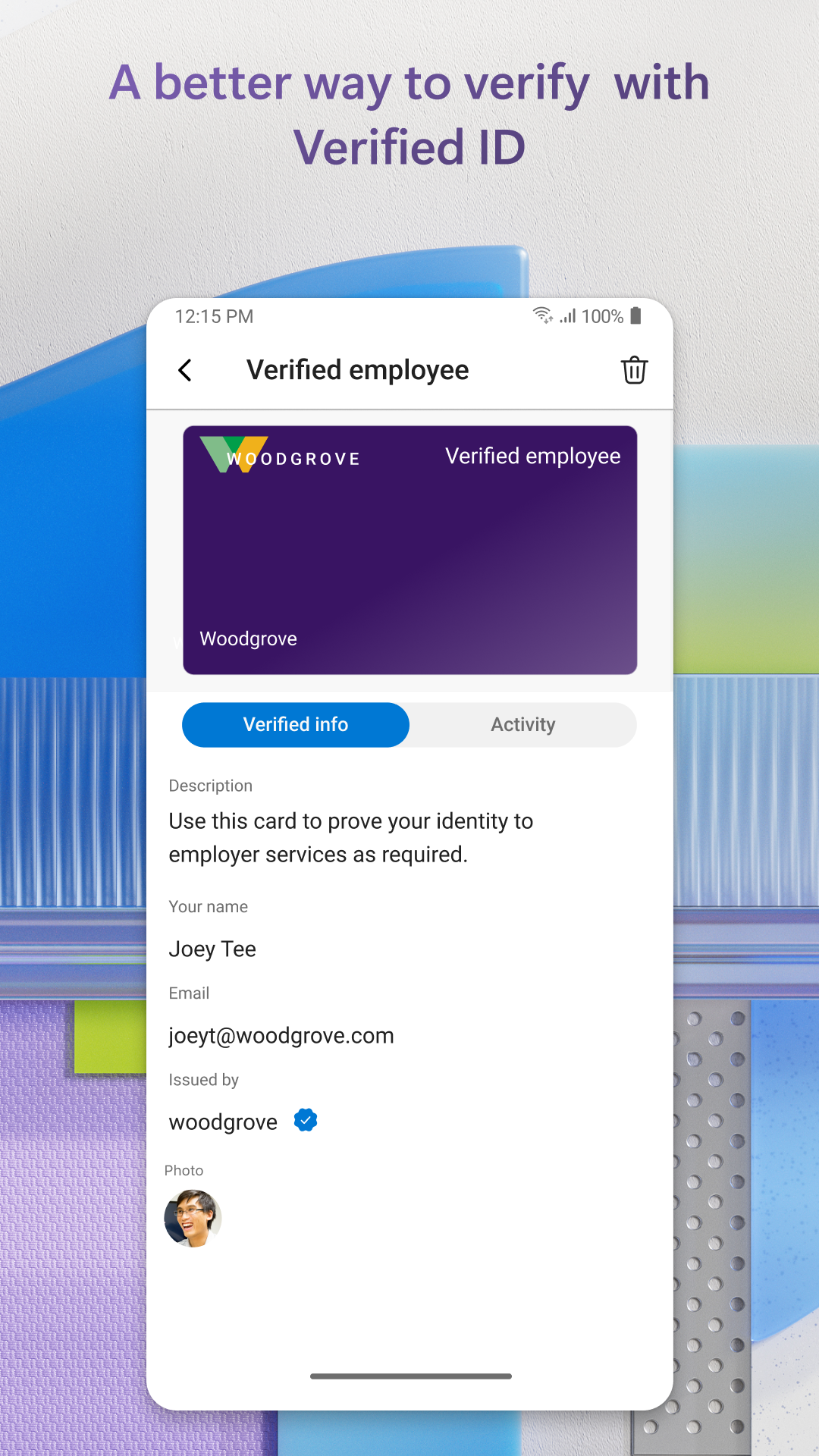اسکرین شات 7 برنامه Microsoft Authenticator