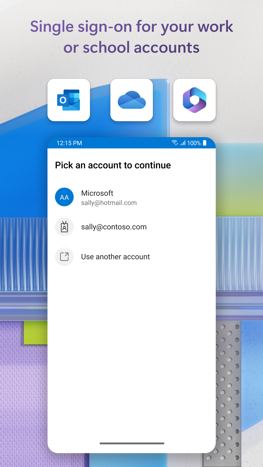 اسکرین شات 5 برنامه Microsoft Authenticator