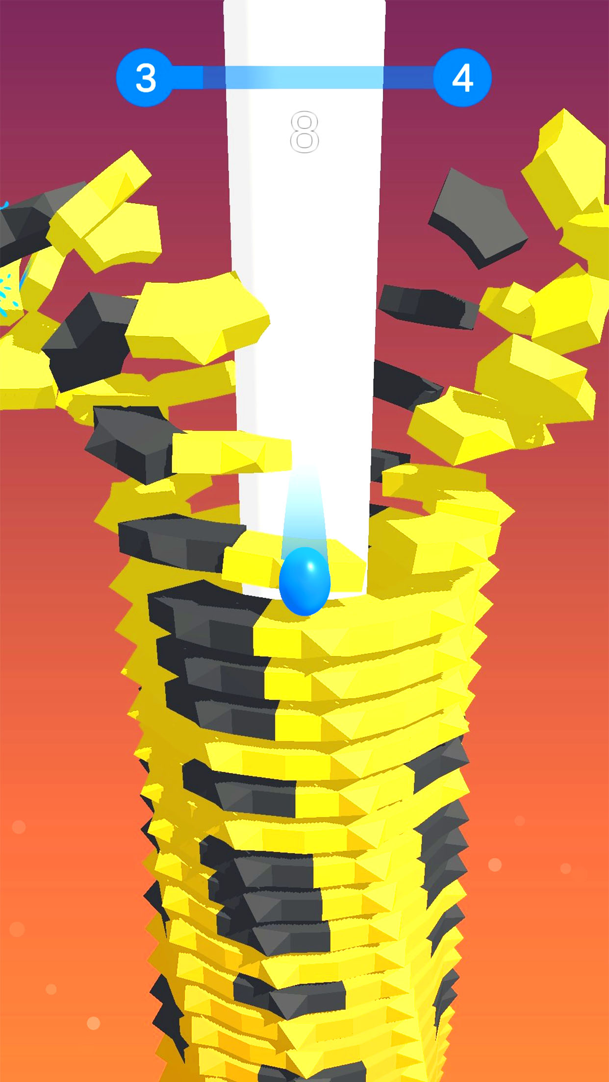 اسکرین شات 2 بازی Stack Ball - Crash Platforms