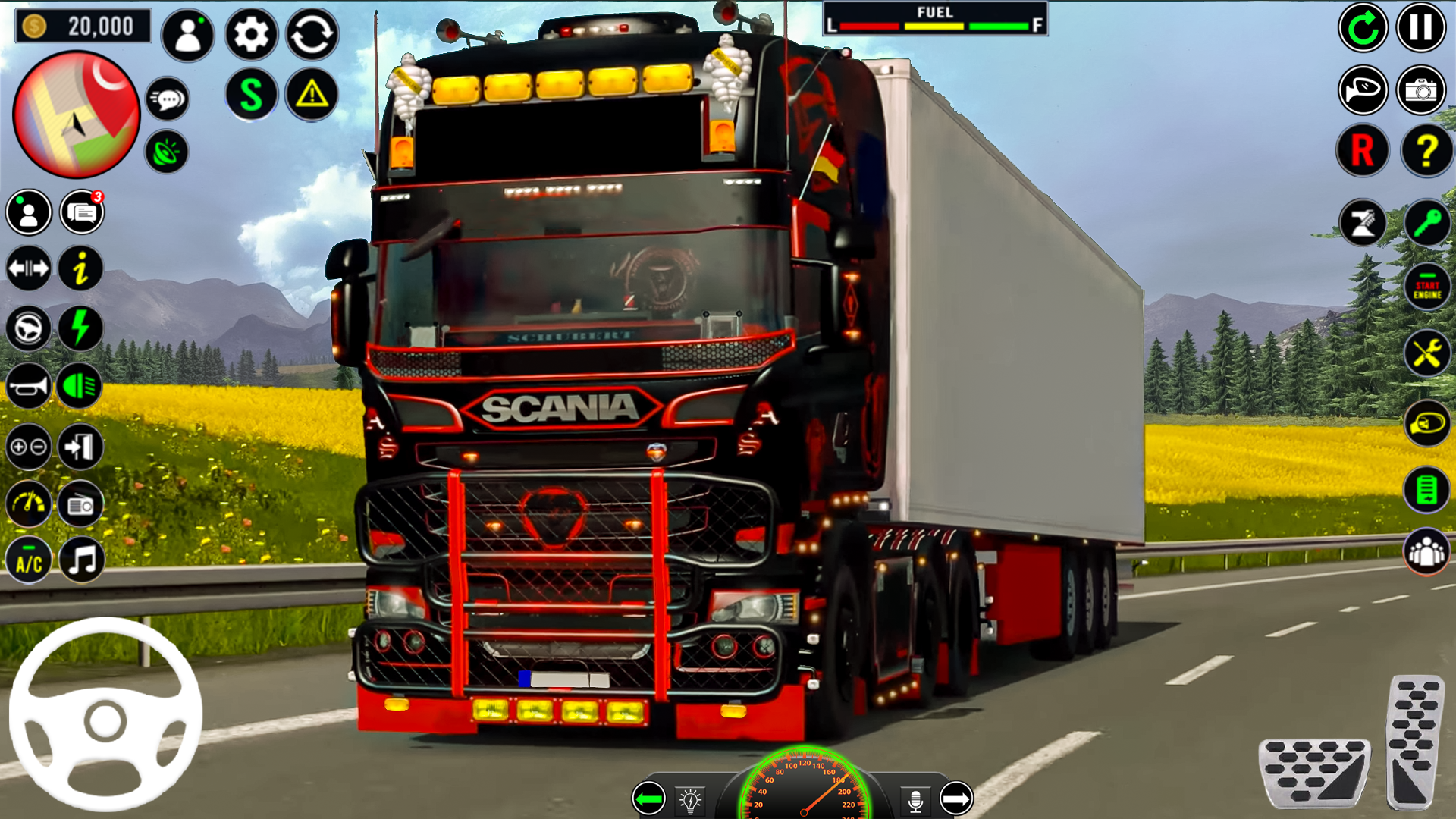 اسکرین شات 7 بازی Modern Euro Truck Simulator 3D