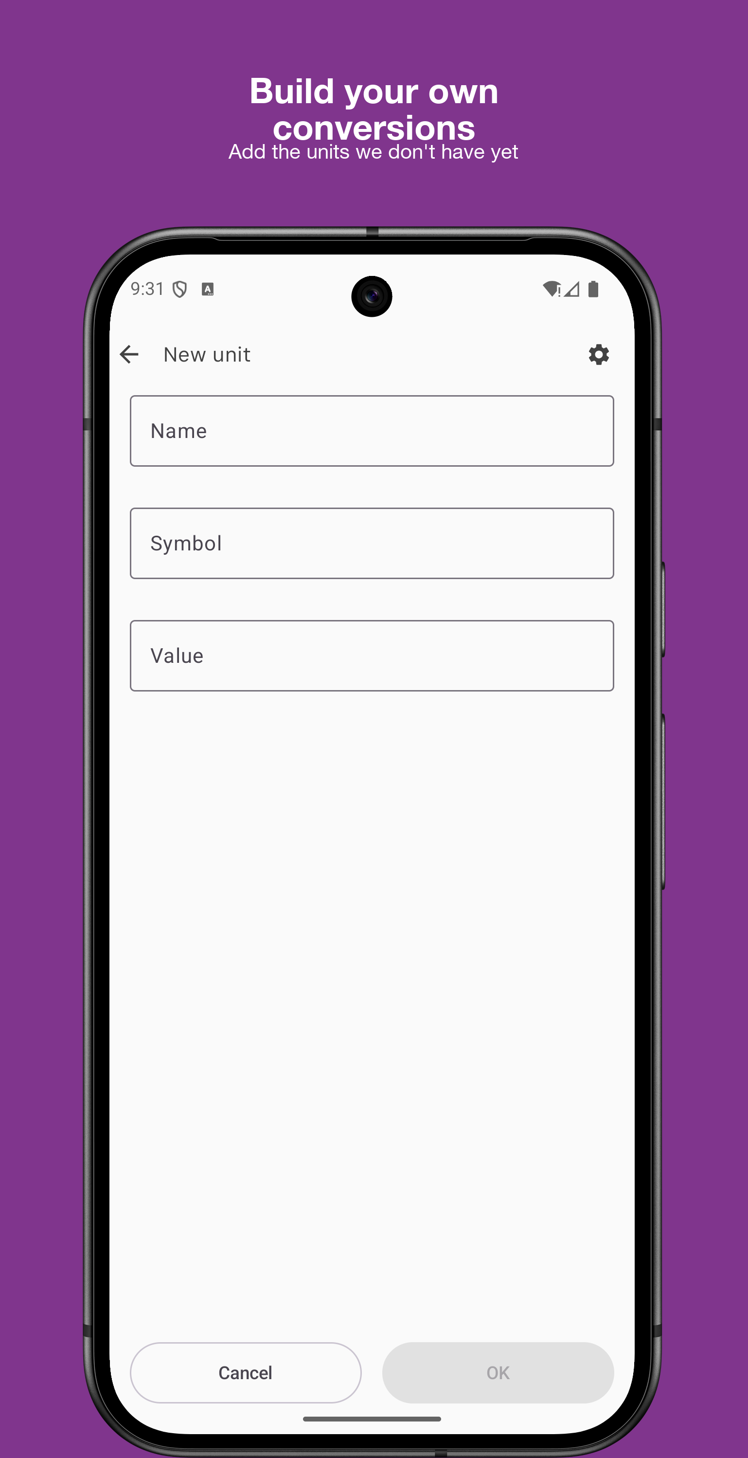 اسکرین شات 5 برنامه Unit Converter - Offline