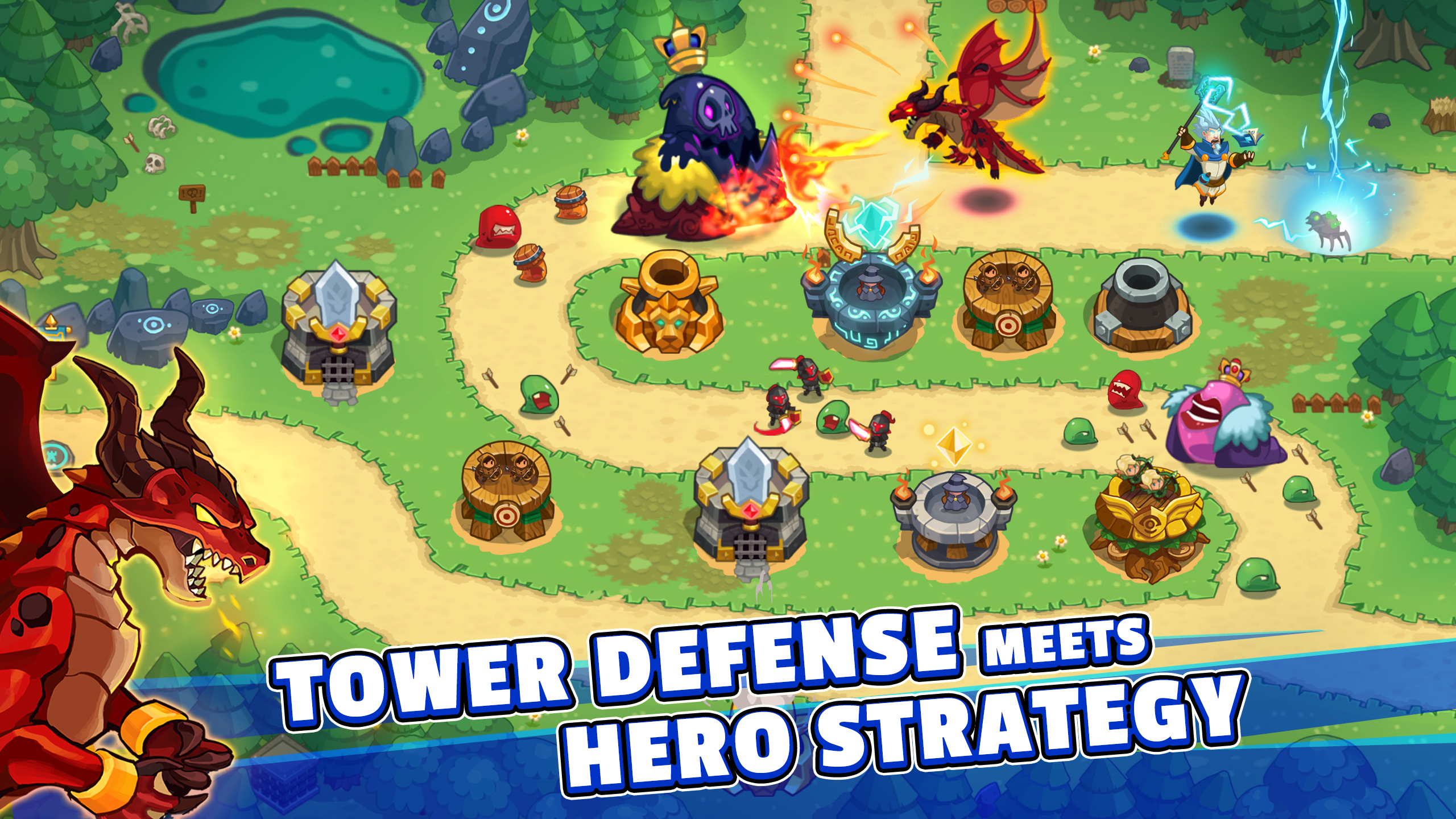 اسکرین شات 1 بازی Realm Defense: Hero Legends TD