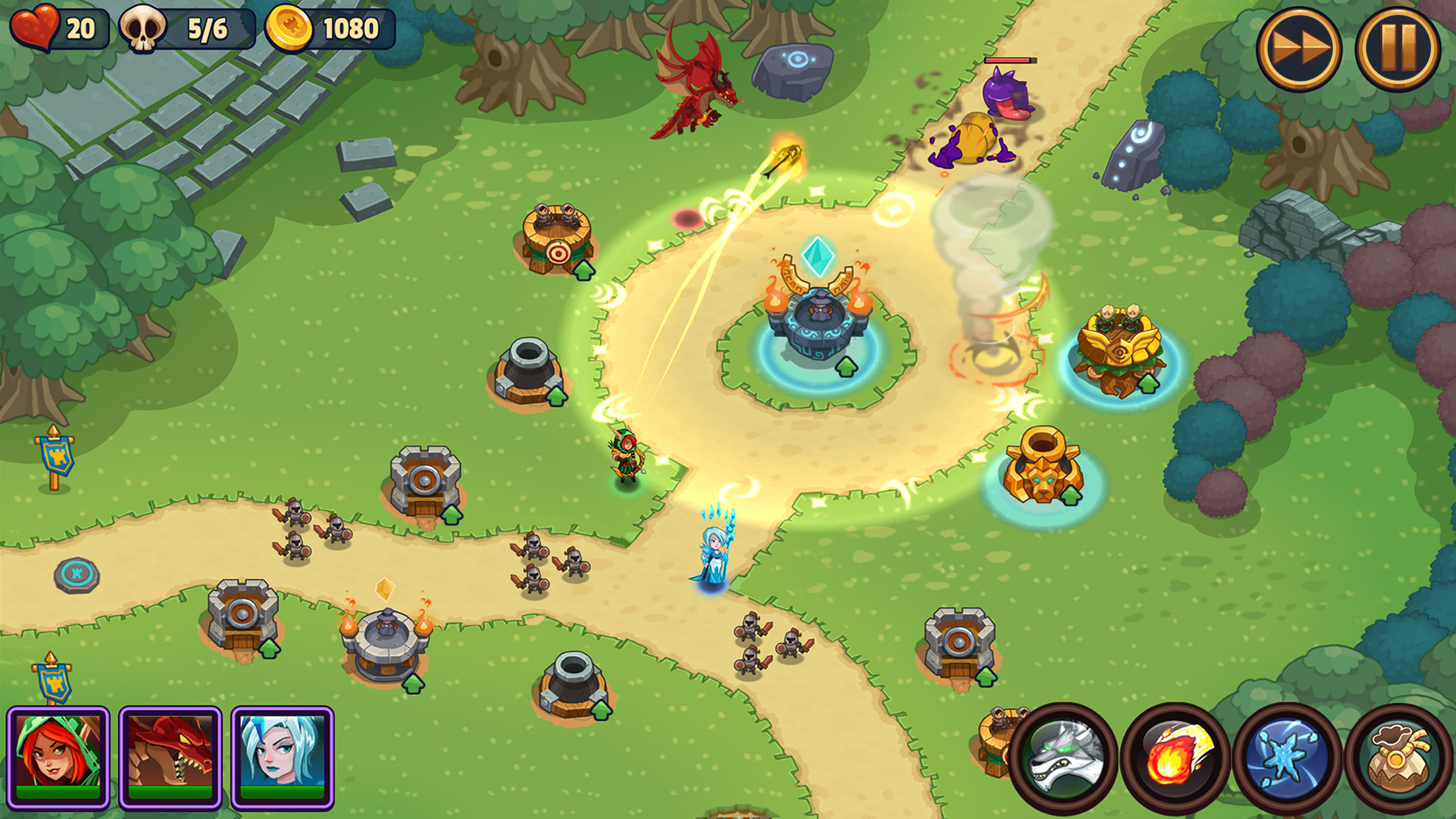 اسکرین شات 7 بازی Realm Defense: Hero Legends TD