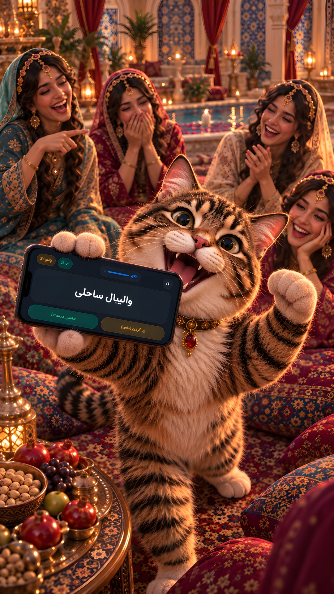 اسکرین شات 5 بازی ‏ببری خان | بازی حدس کلمه و پانتومیم