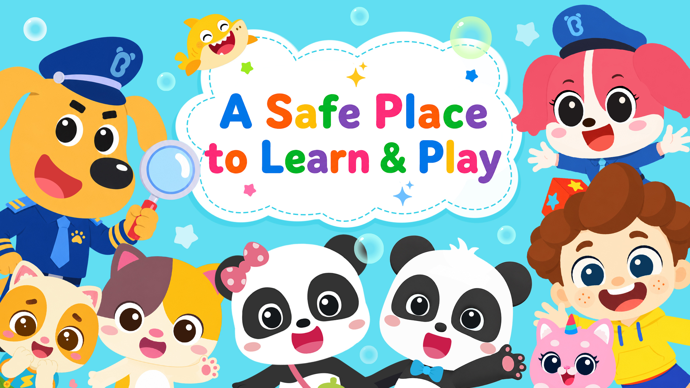 اسکرین شات 1 برنامه BabyBus TV:Kids Videos & Games
