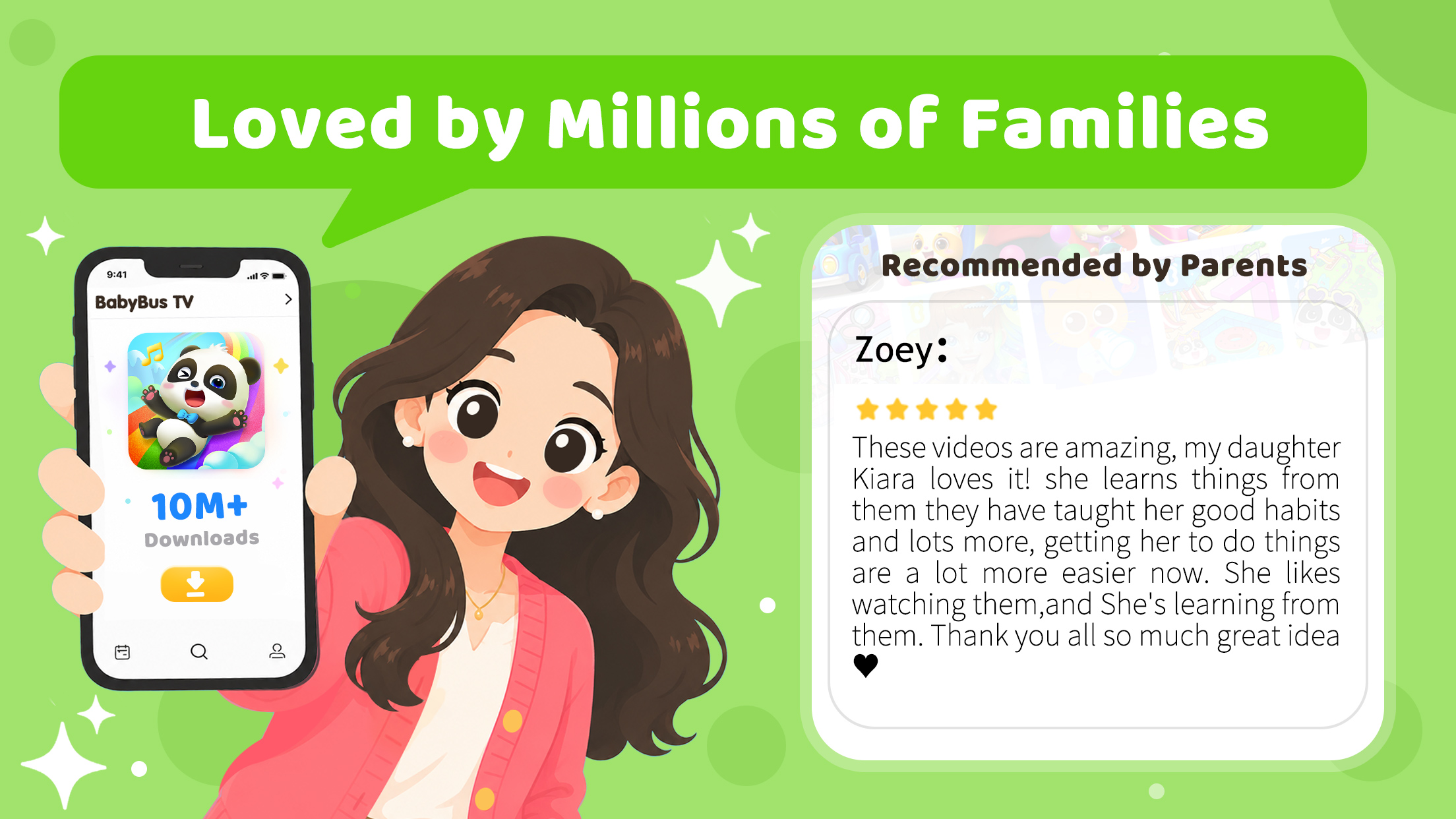 اسکرین شات 4 برنامه BabyBus TV:Kids Videos & Games