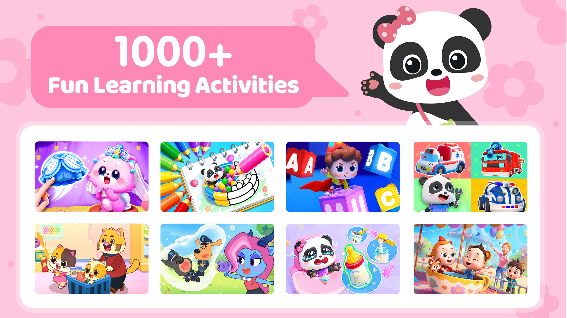 اسکرین شات 2 برنامه BabyBus TV:Kids Videos & Games