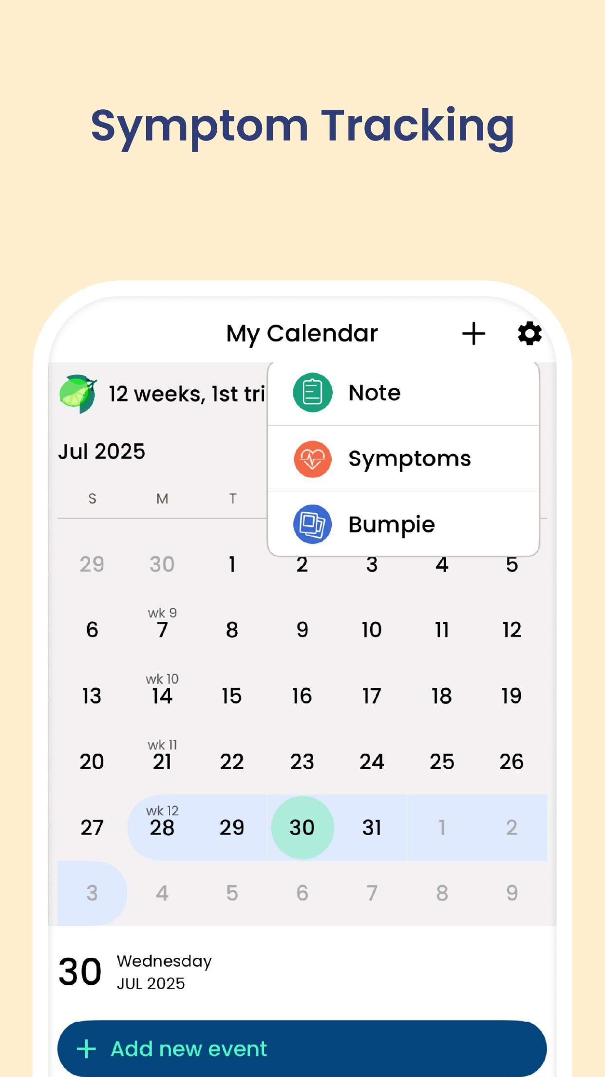 اسکرین شات 4 برنامه Pregnancy App & Baby Tracker