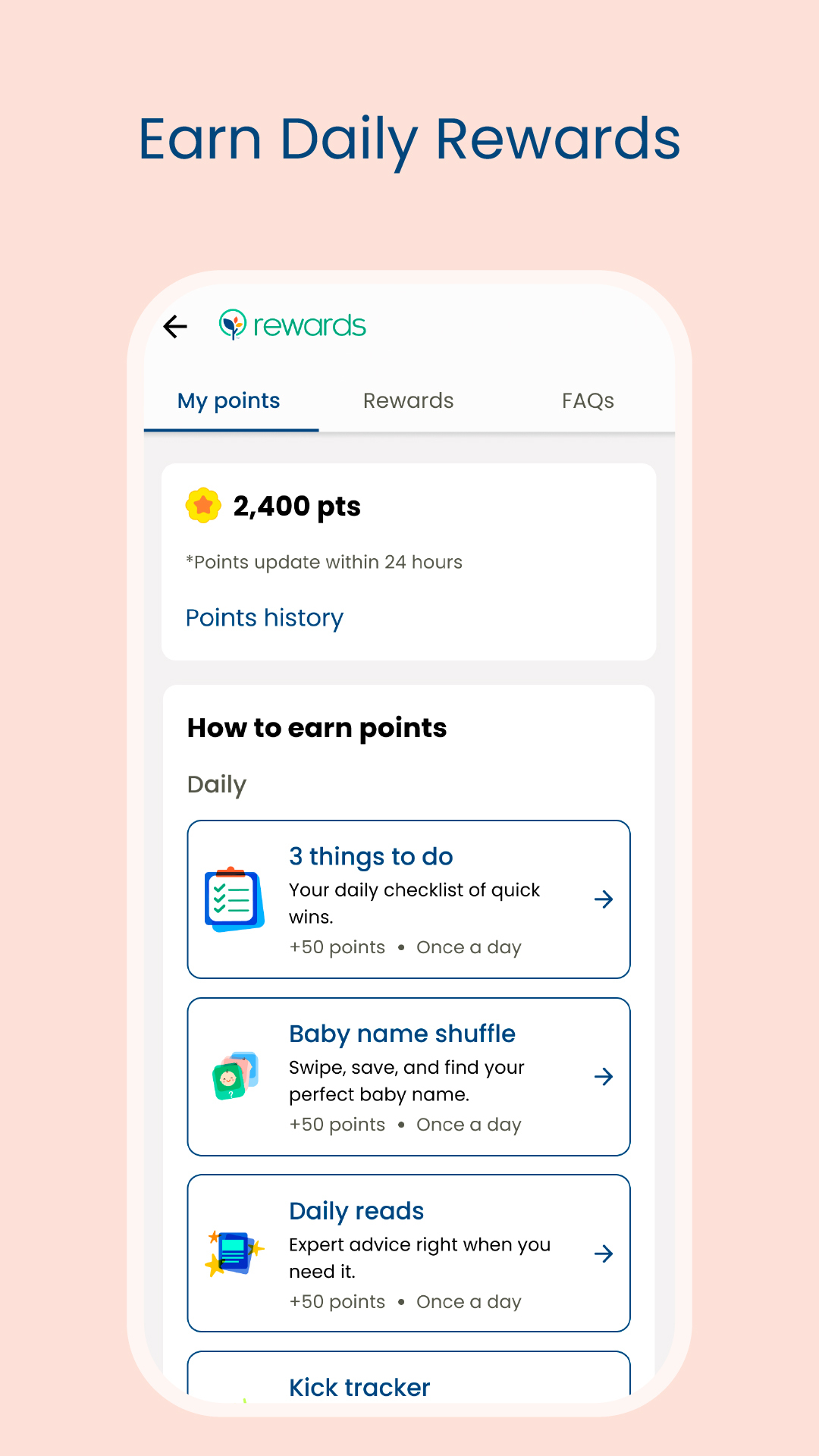 اسکرین شات 2 برنامه Pregnancy App & Baby Tracker