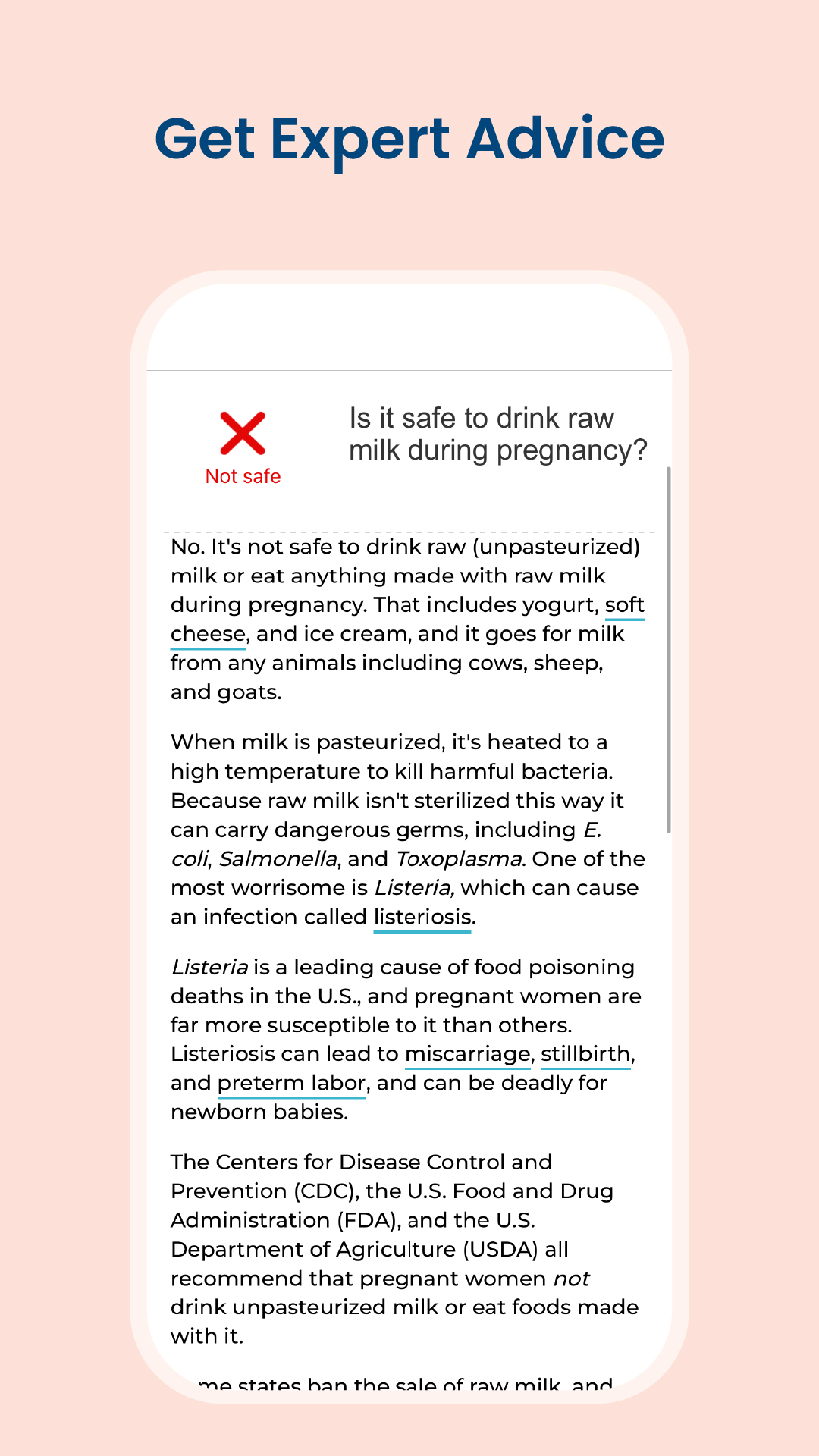 اسکرین شات 5 برنامه Pregnancy App & Baby Tracker
