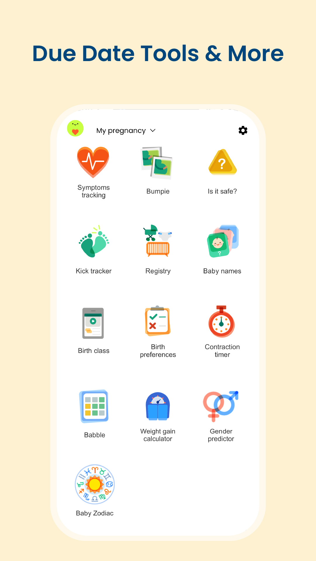 اسکرین شات 7 برنامه Pregnancy App & Baby Tracker