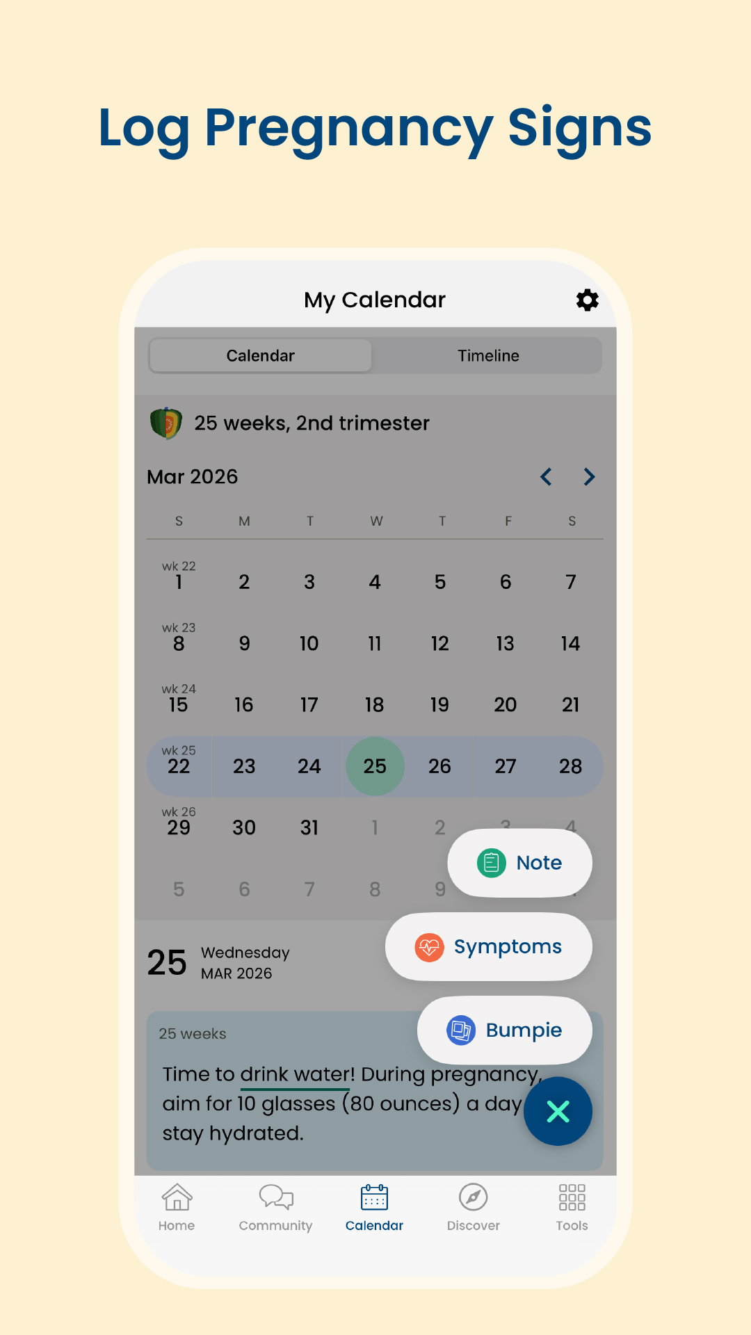 اسکرین شات 4 برنامه Pregnancy App & Baby Tracker