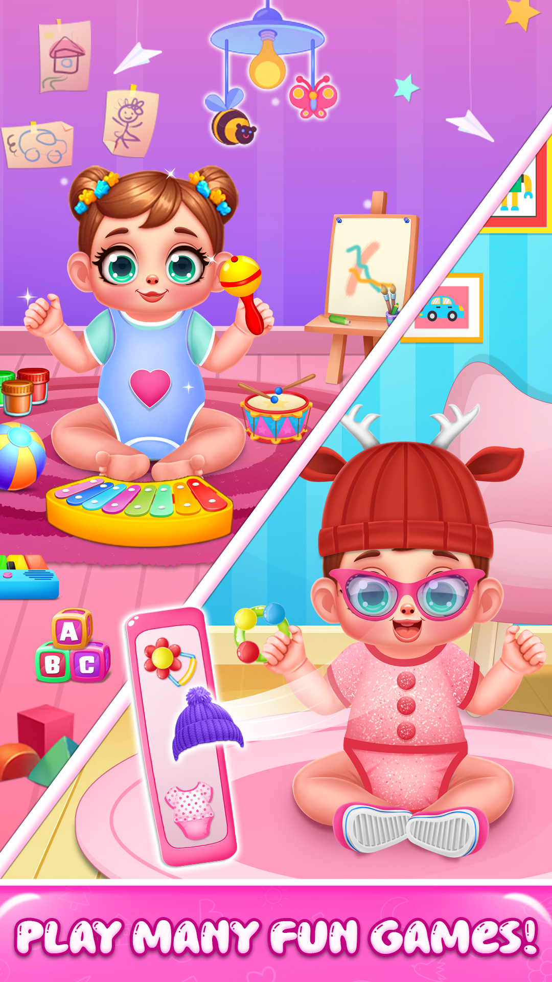 اسکرین شات 2 بازی Cute Baby Daycare : Babysitter