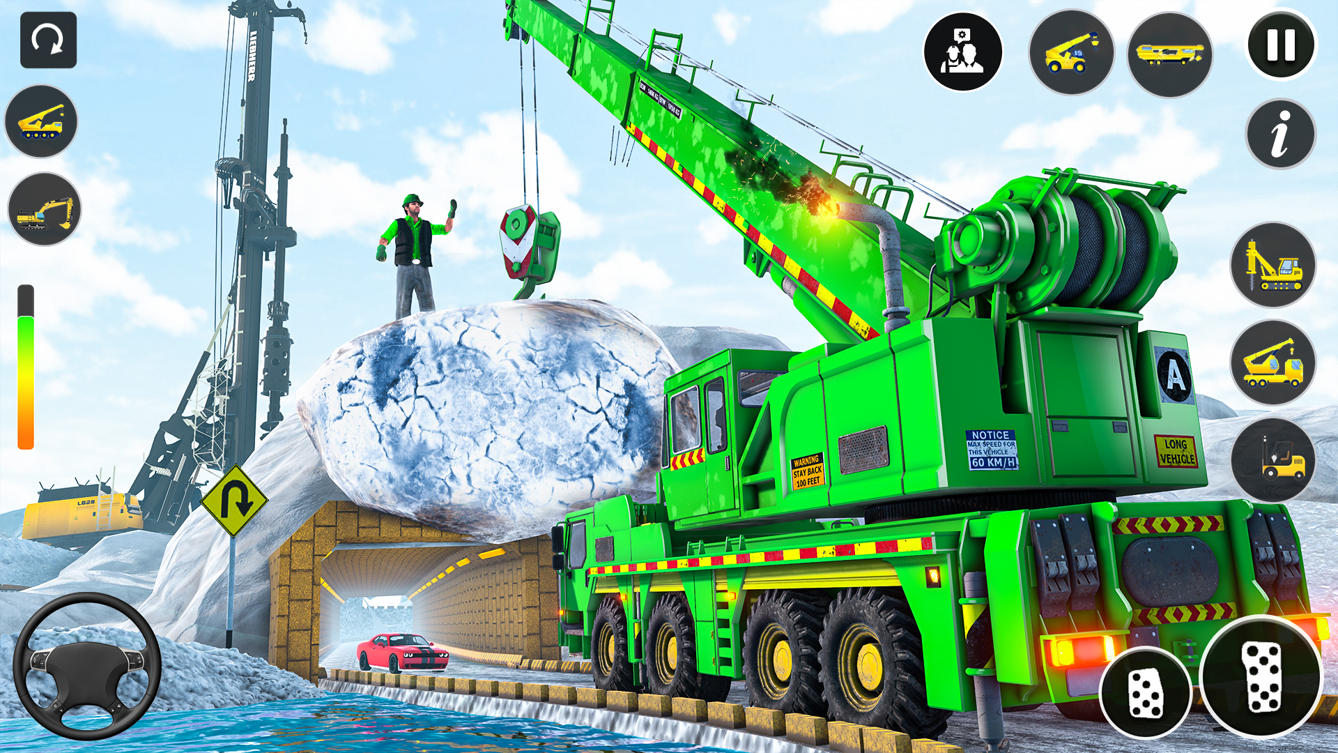 اسکرین شات 4 برنامه Snow Excavator Simulator Game