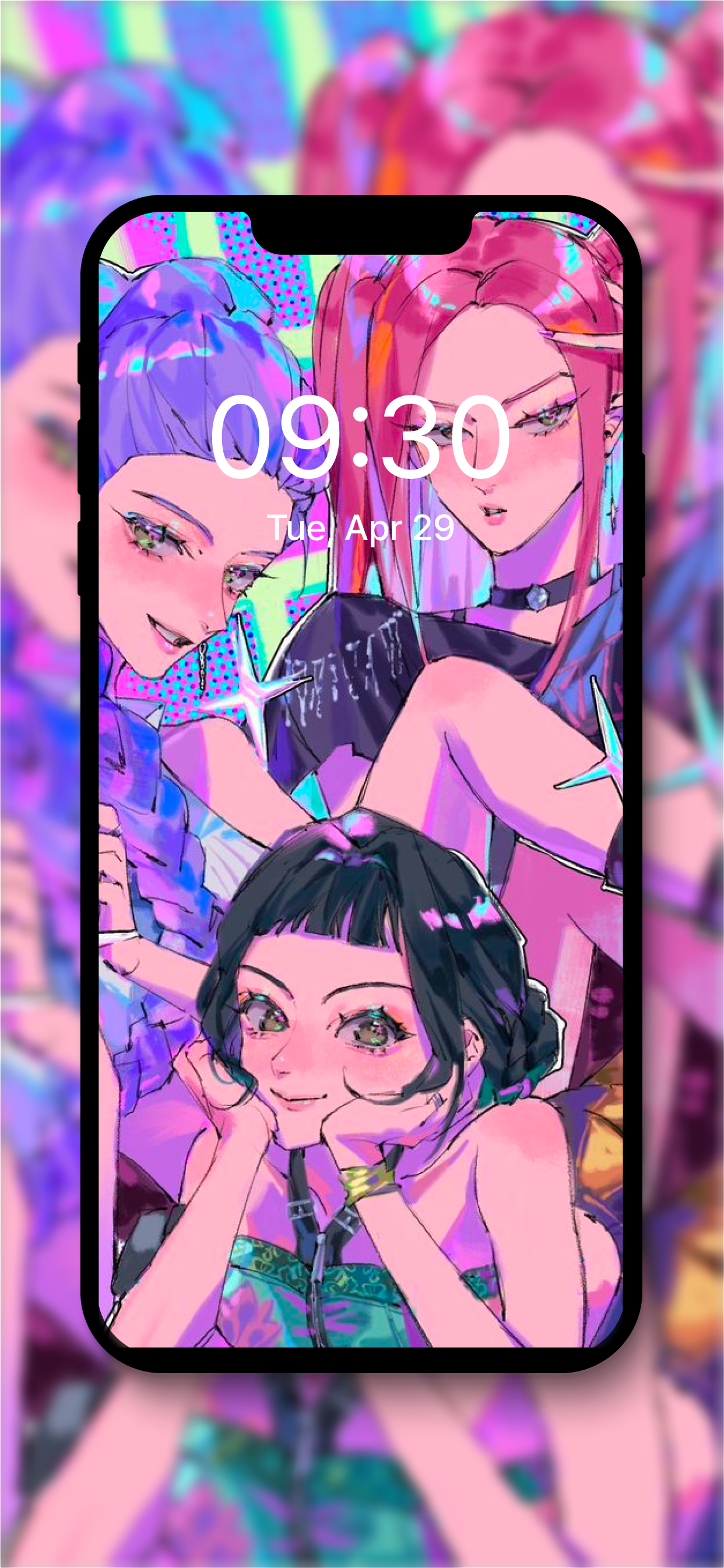 اسکرین شات 2 برنامه KPop Demon Hunters Wallpapers