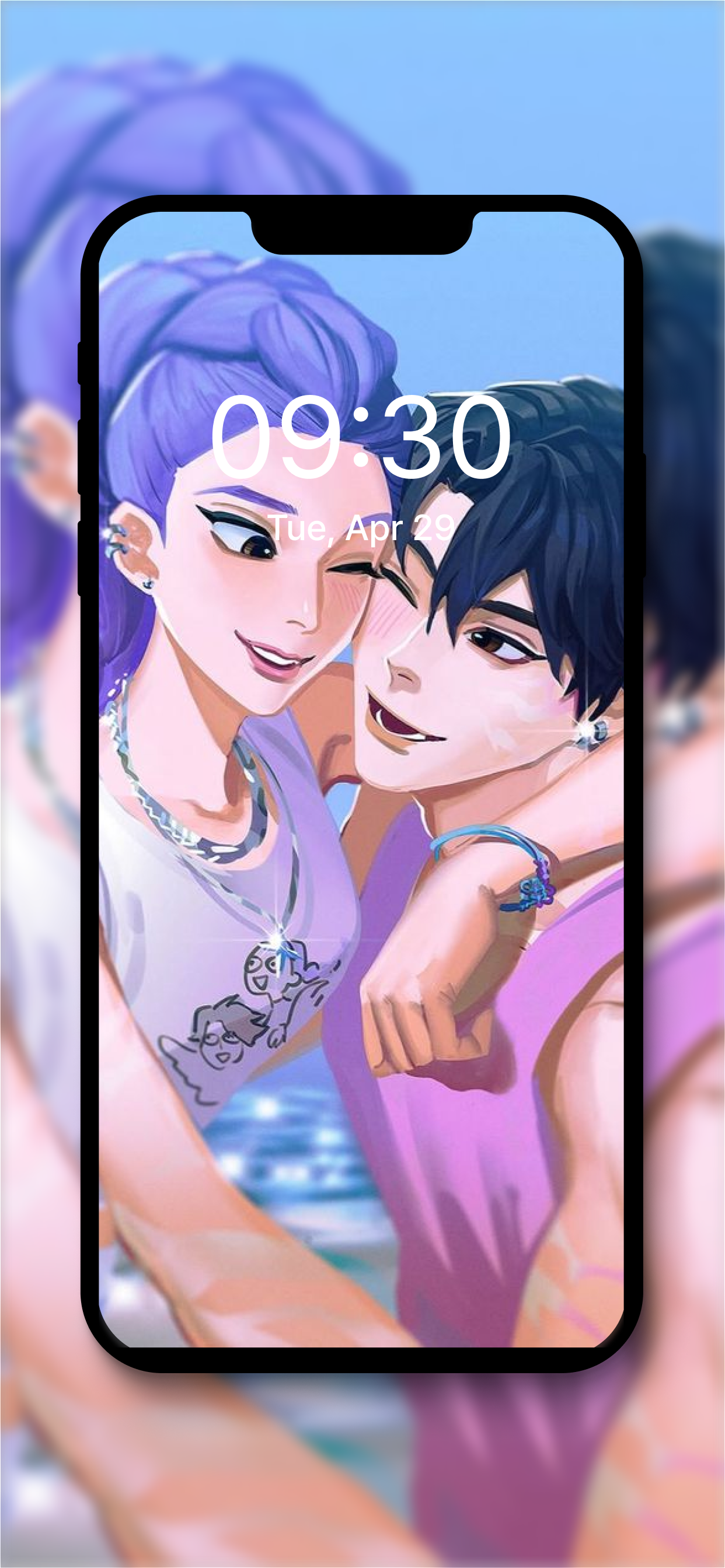 اسکرین شات 1 برنامه KPop Demon Hunters Wallpapers