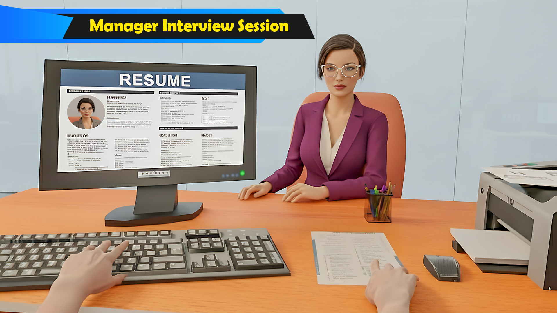 اسکرین شات 3 بازی Office Life Simulator Boss PA