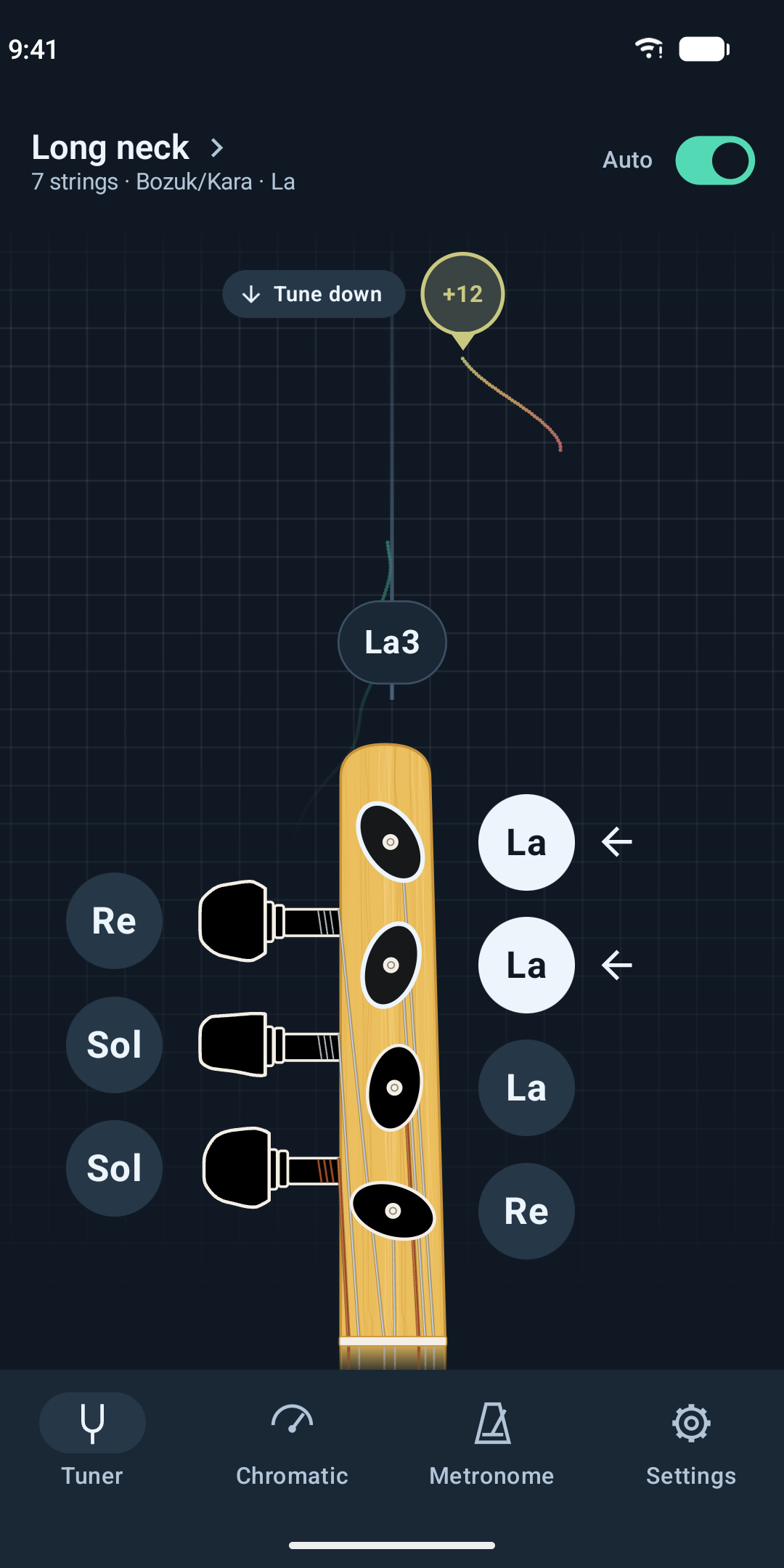 اسکرین شات 2 برنامه Baglama Tuner