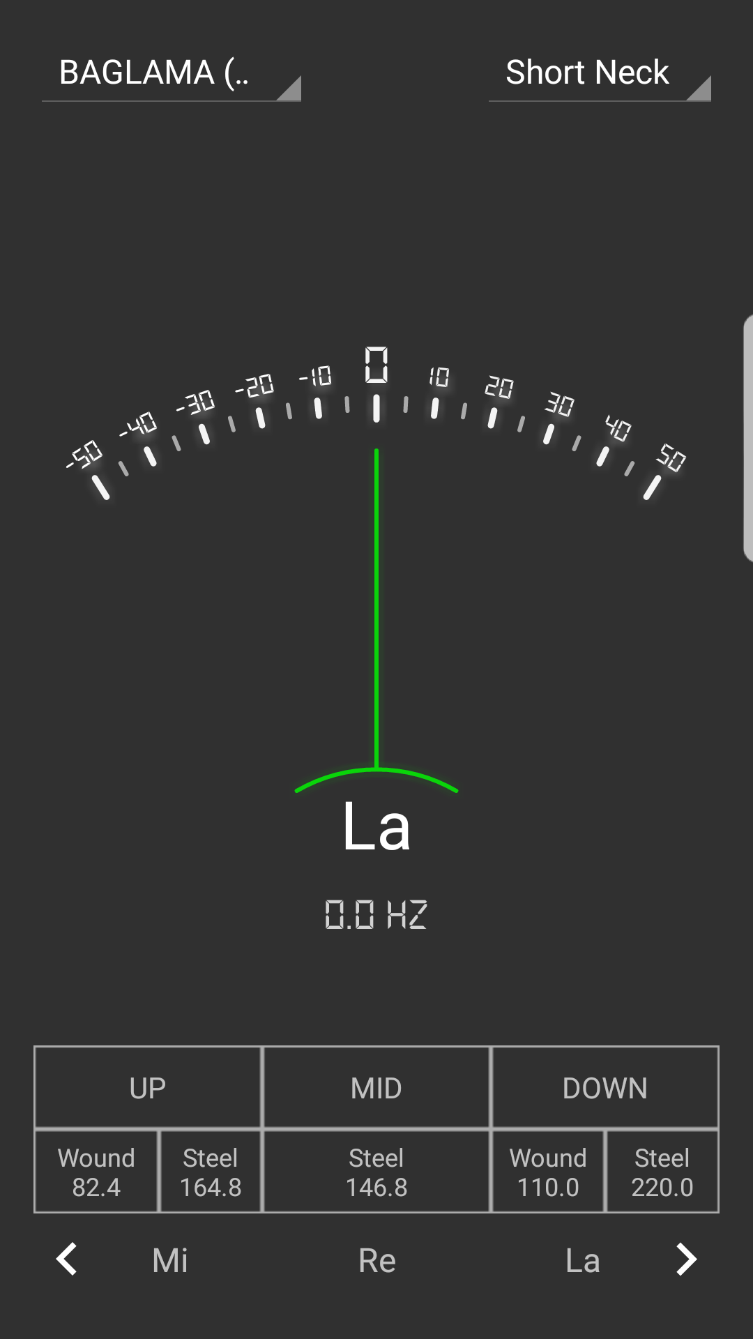 اسکرین شات 1 برنامه Baglama Tuner