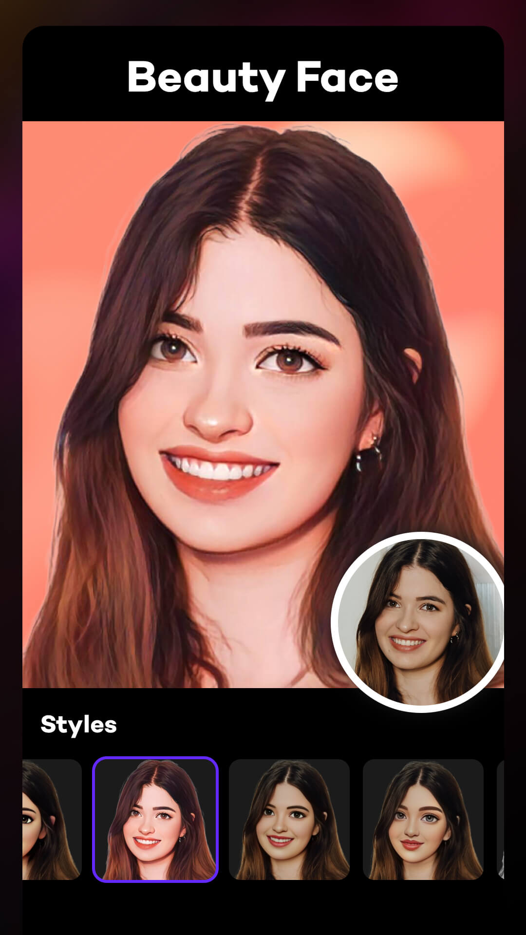 اسکرین شات 2 برنامه FaceLook - aging app face swap