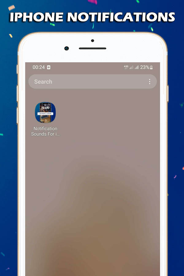 اسکرین شات 1 برنامه Notification Sounds For iPhone