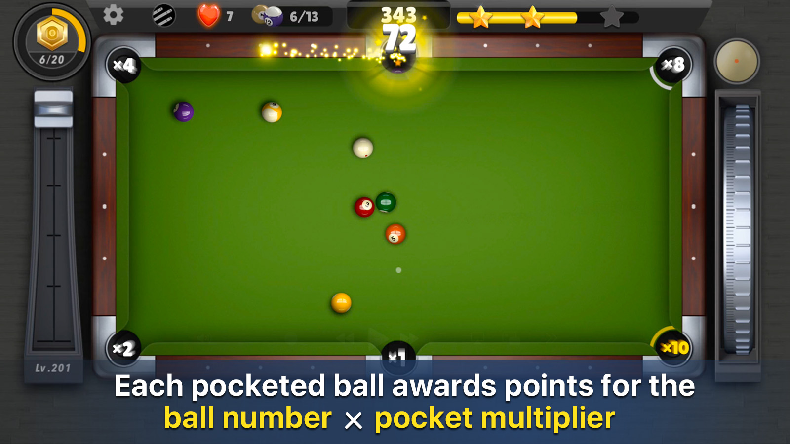 اسکرین شات 2 بازی Billiards Nation