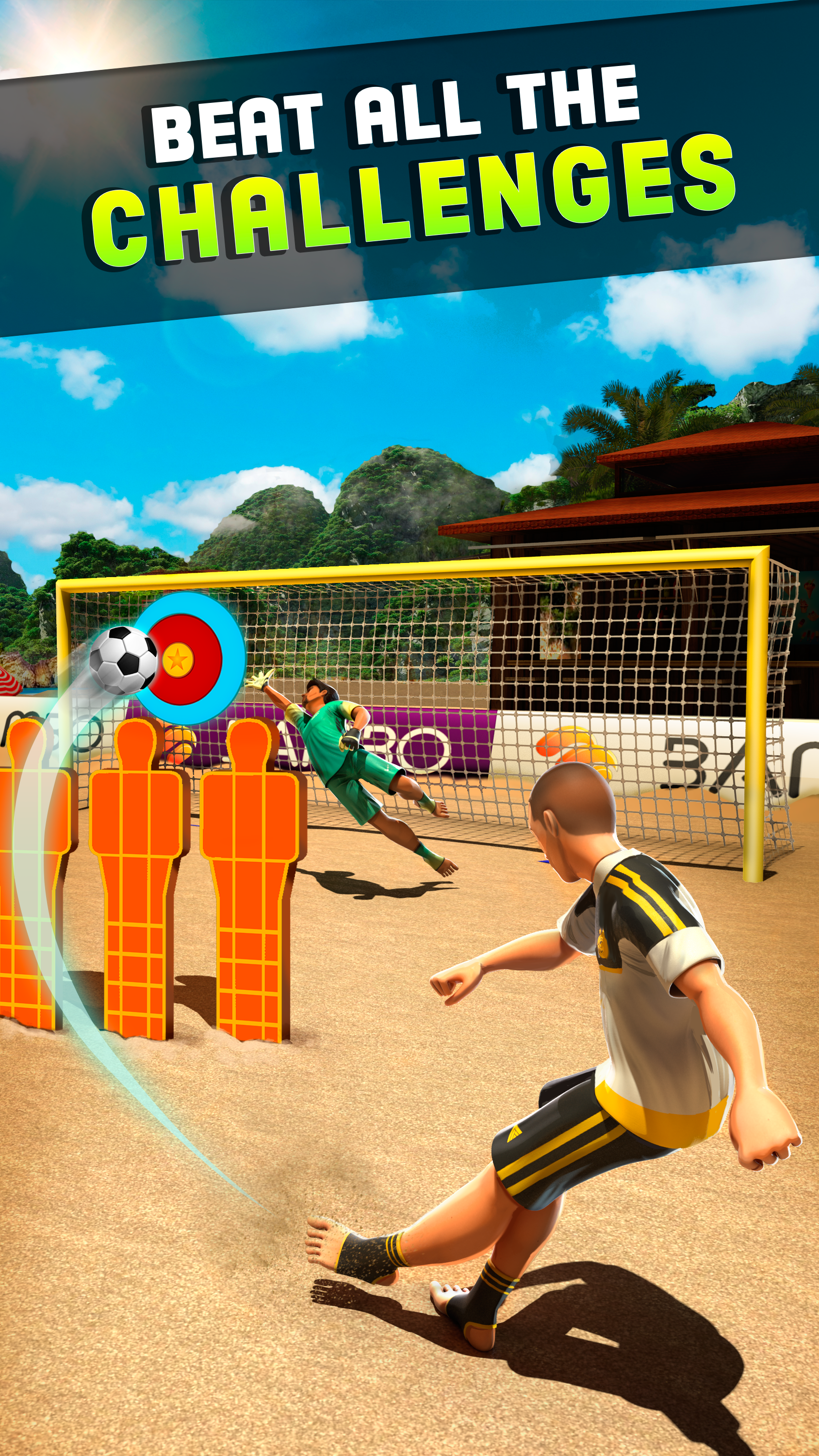 اسکرین شات 1 بازی Shoot Goal - Beach Soccer Game
