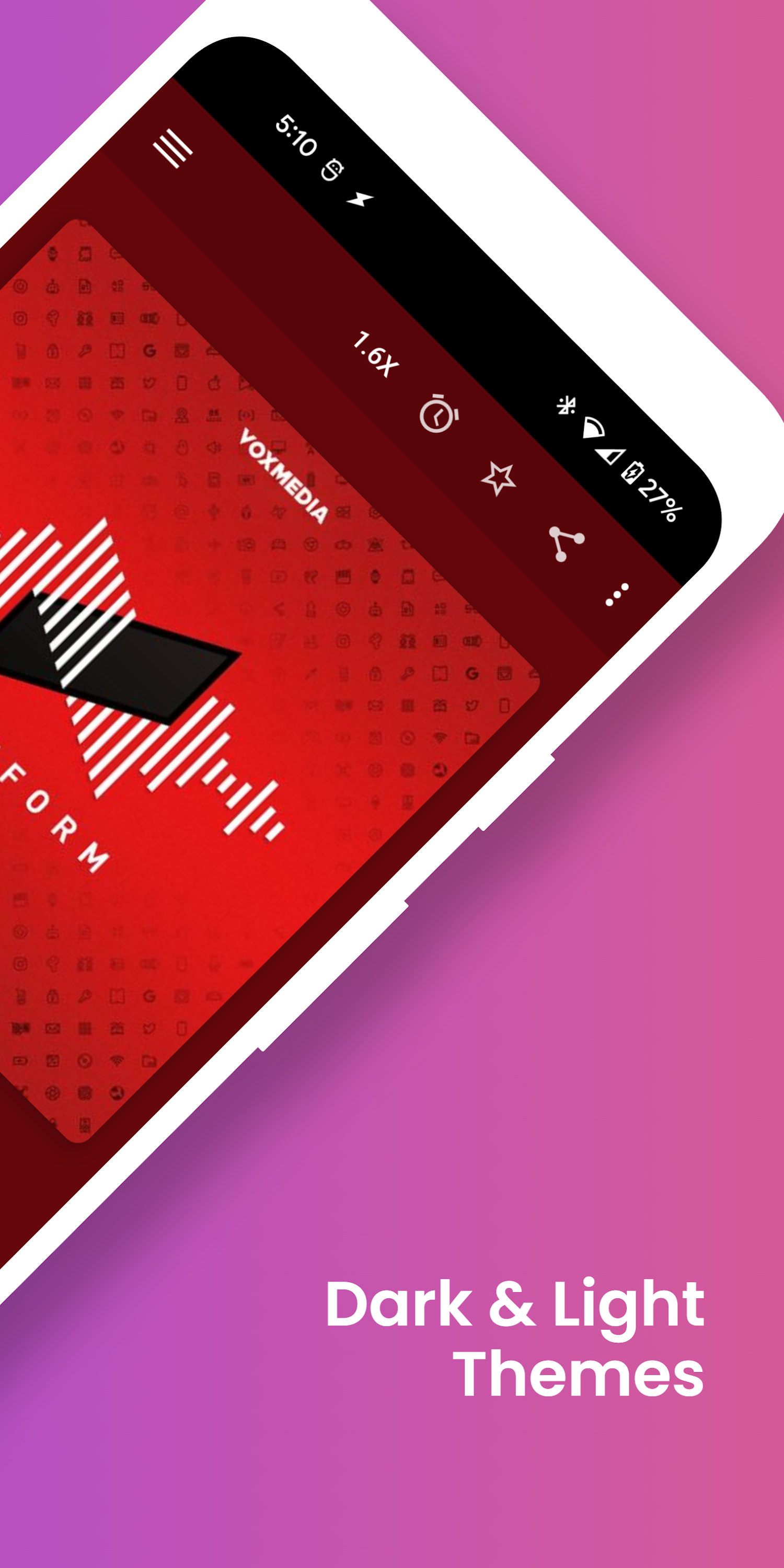اسکرین شات 3 برنامه Podcast Addict: Podcast player