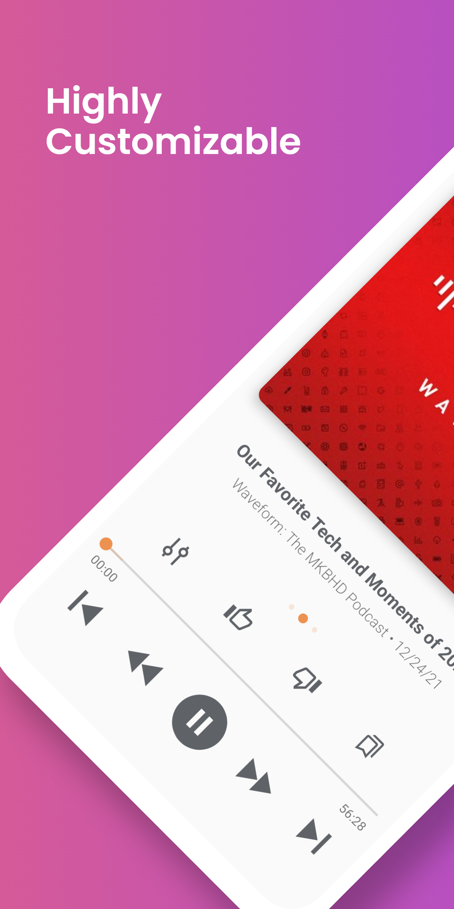 اسکرین شات 2 برنامه Podcast Addict: Podcast player