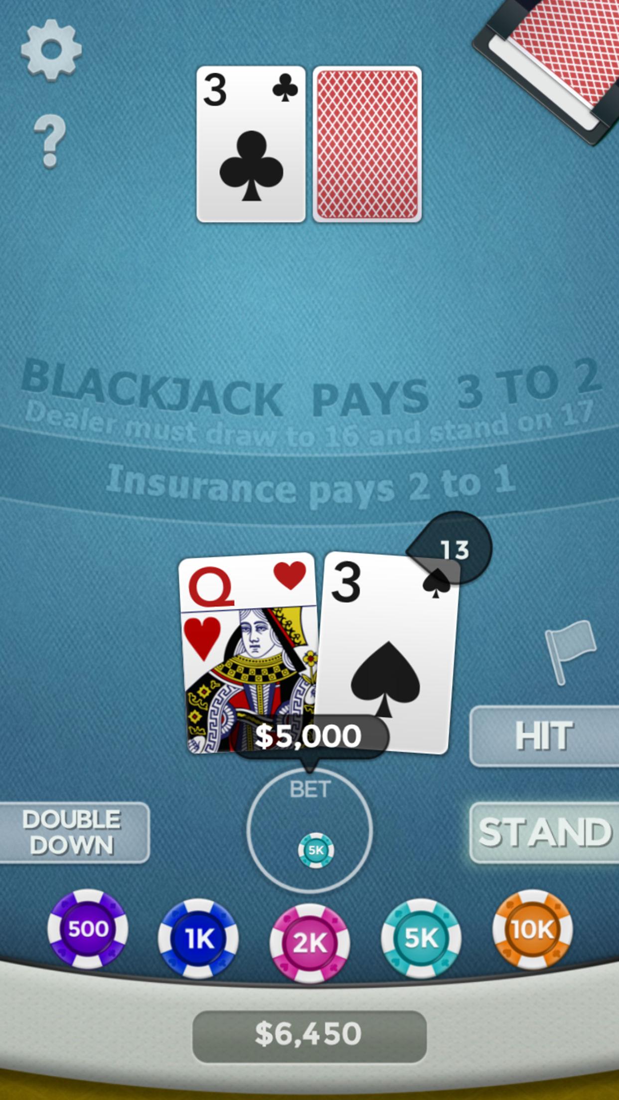 اسکرین شات 1 بازی Blackjack 21