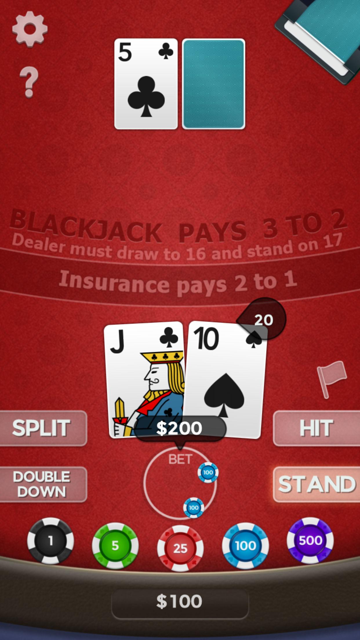 اسکرین شات 3 بازی Blackjack 21