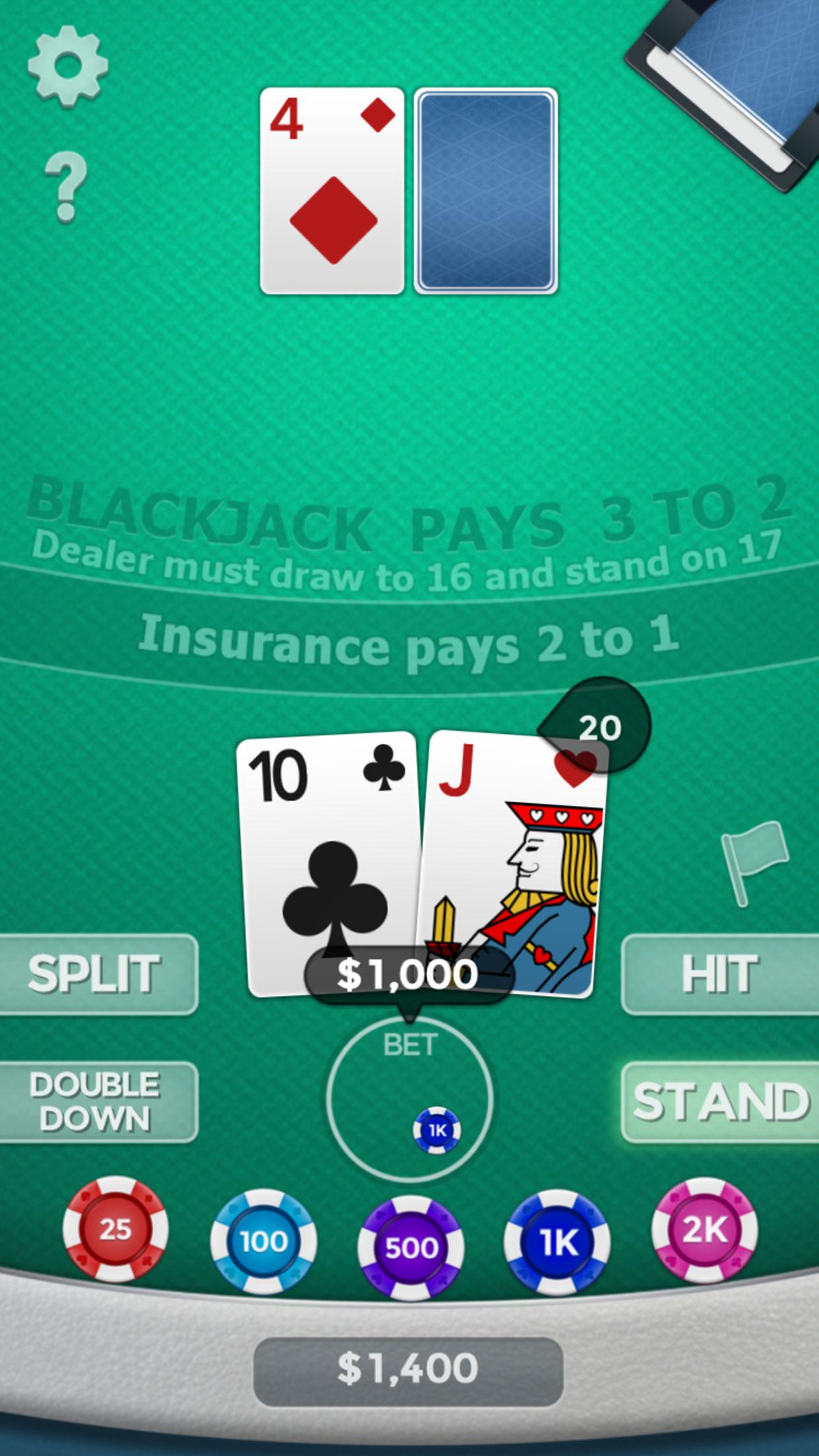 اسکرین شات 5 بازی Blackjack 21