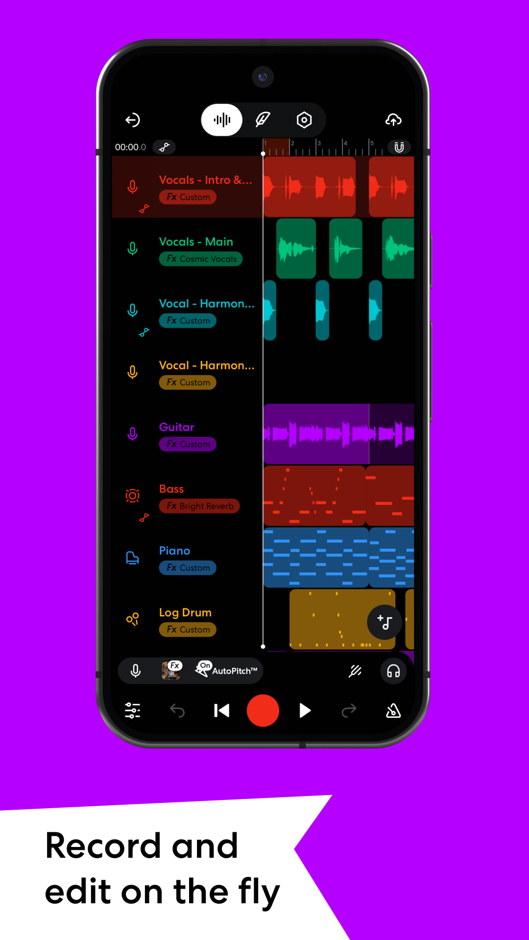 اسکرین شات 2 برنامه BandLab: Music Maker & Studio