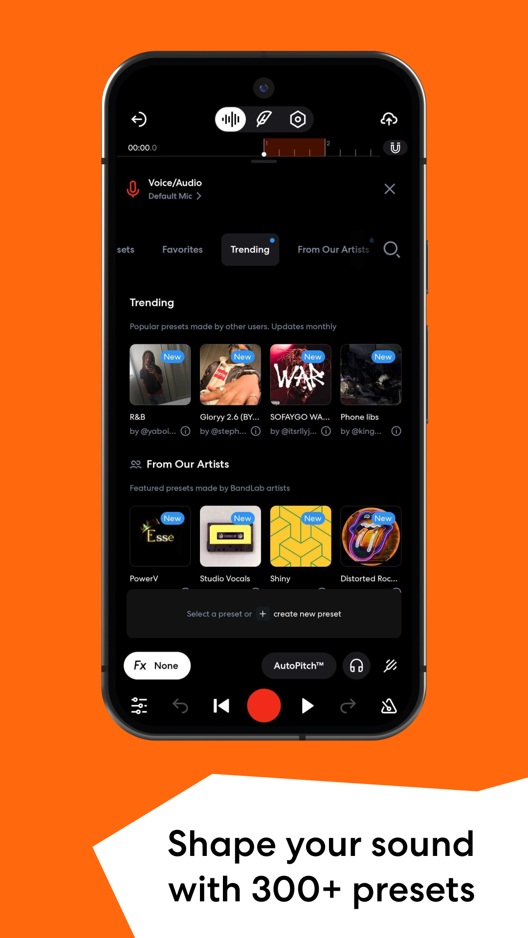 اسکرین شات 3 برنامه BandLab – Music Making Studio