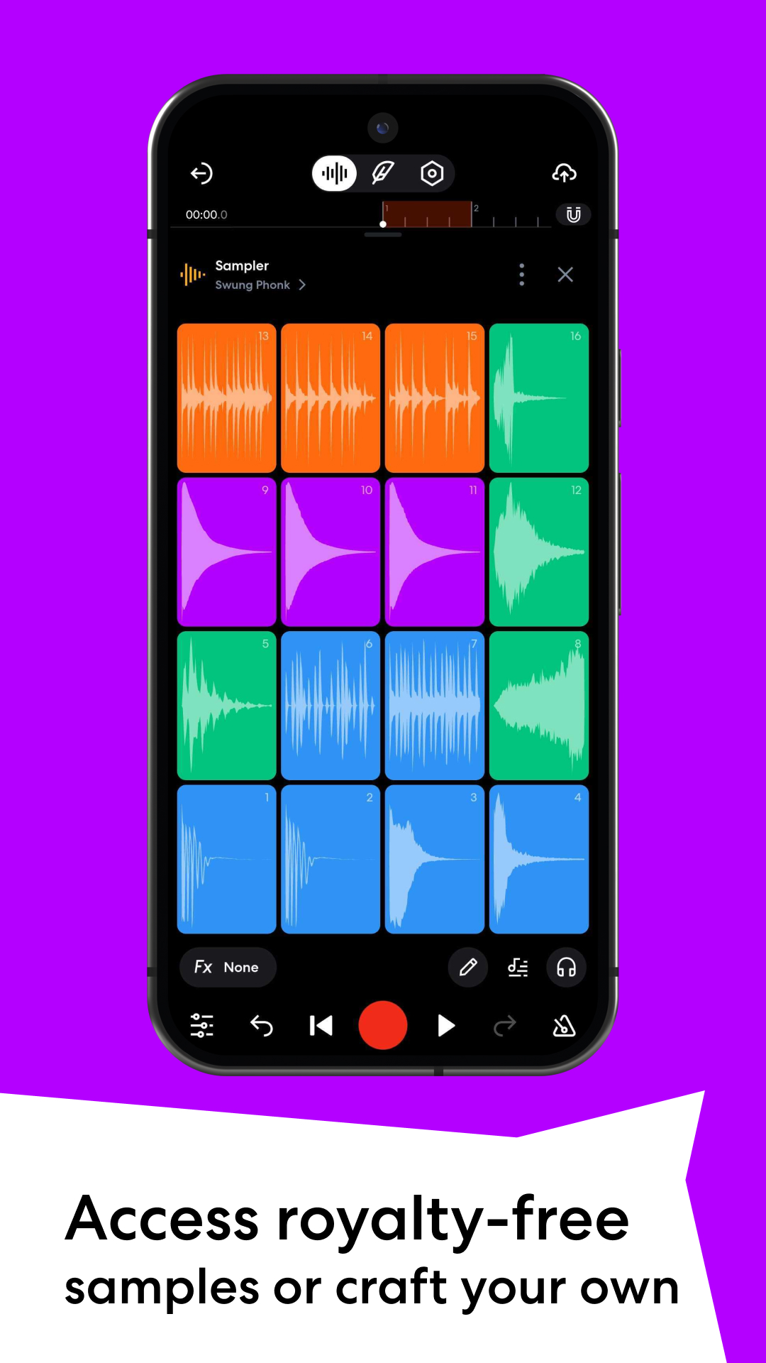 اسکرین شات 2 برنامه BandLab – Music Making Studio