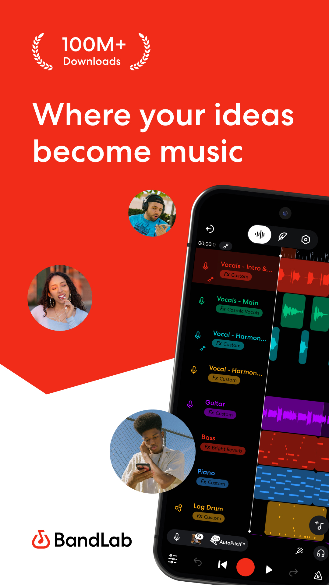 اسکرین شات 1 برنامه BandLab: Music Maker & Studio