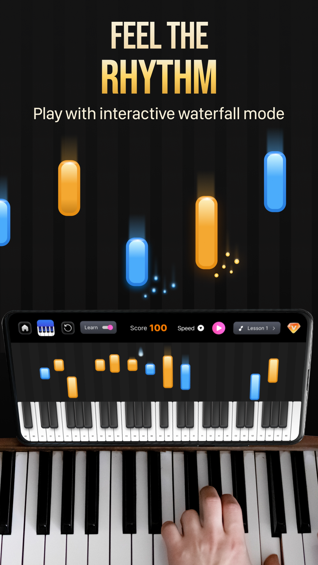 اسکرین شات 3 برنامه Easy Piano Keyboard - Piano88