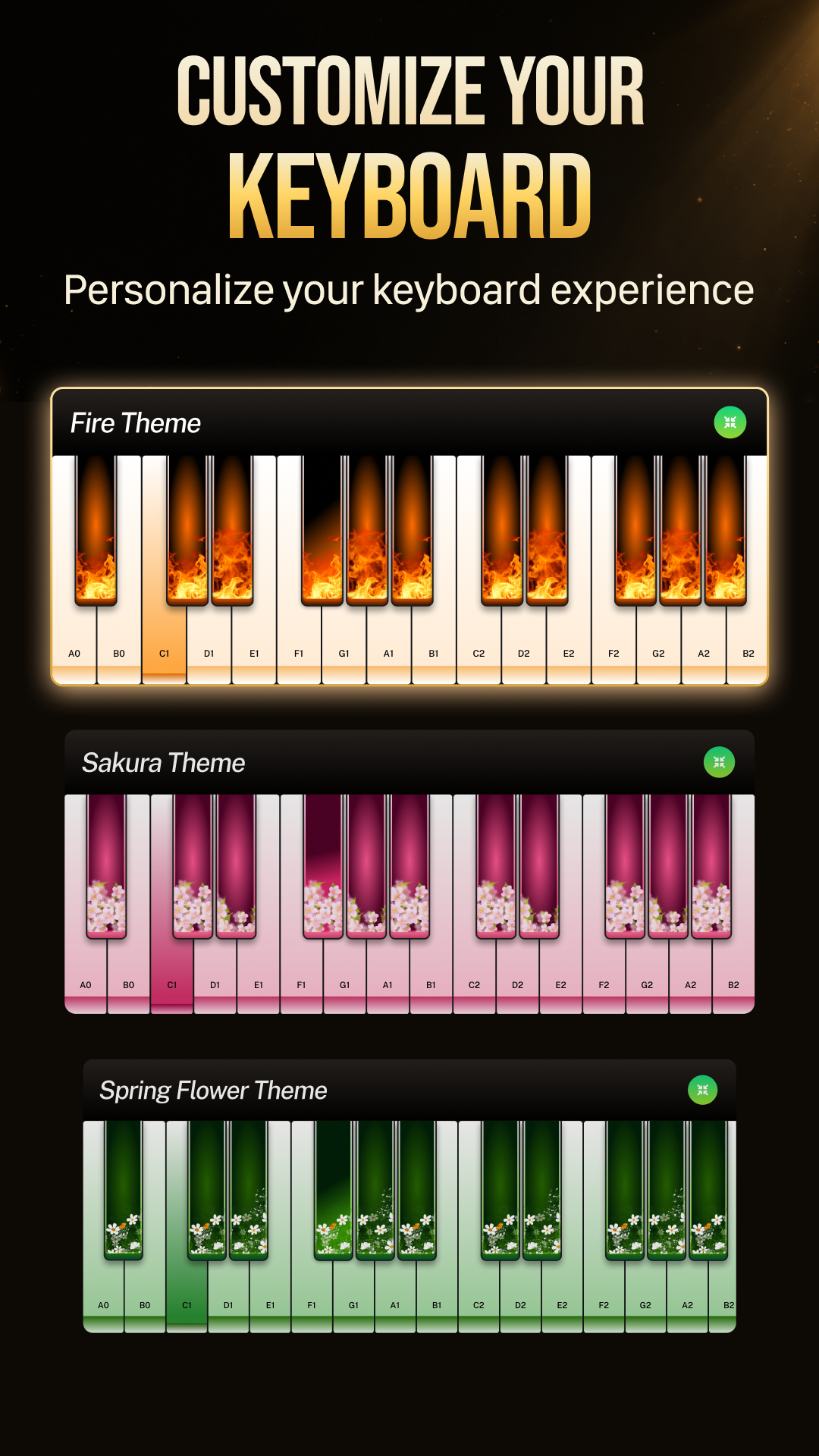 اسکرین شات 6 برنامه Easy Piano Keyboard - Piano88