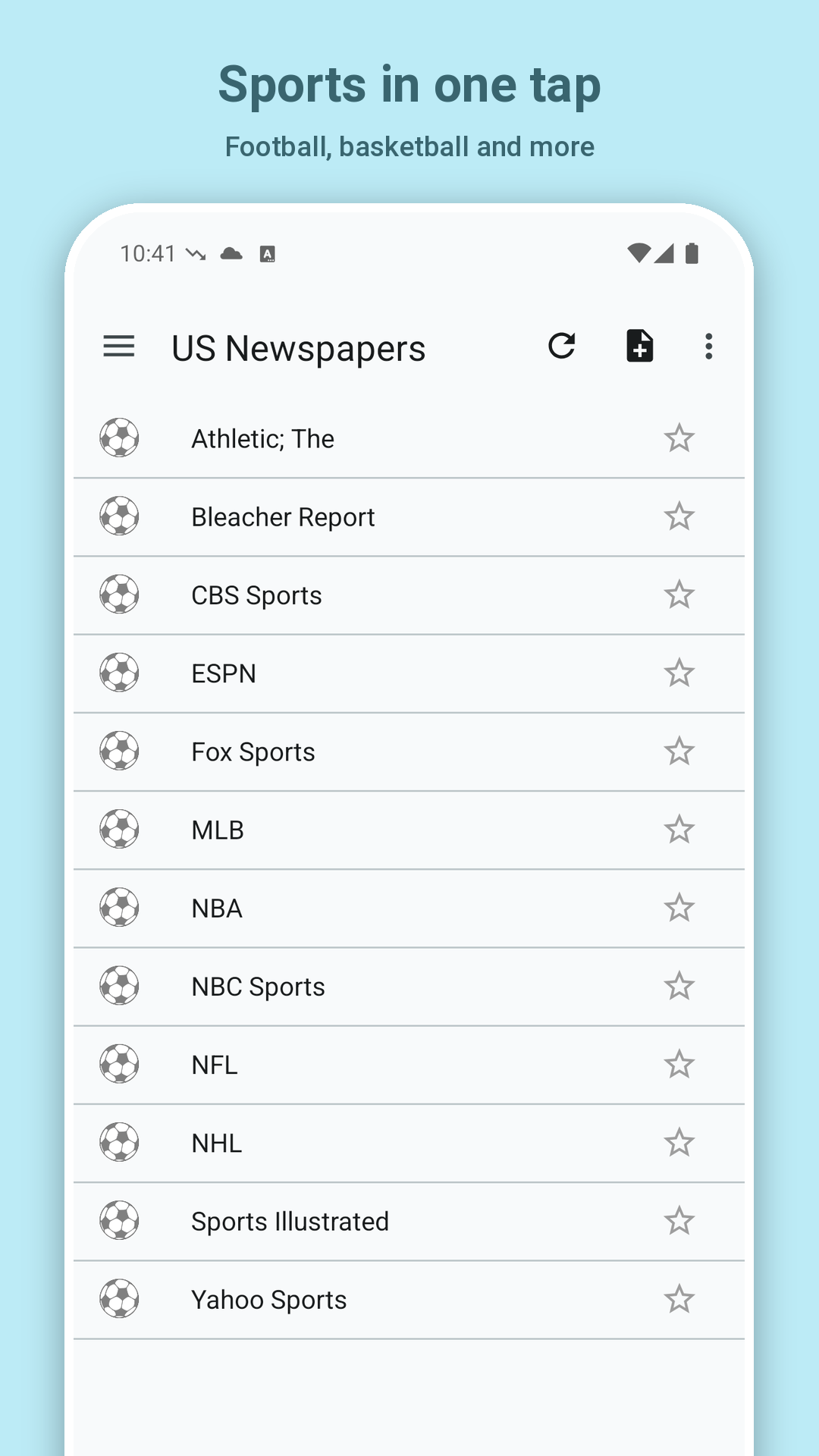 اسکرین شات 7 برنامه US Newspapers