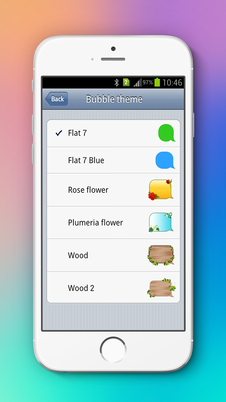 اسکرین شات 8 برنامه Messaging+ L SMS, MMS