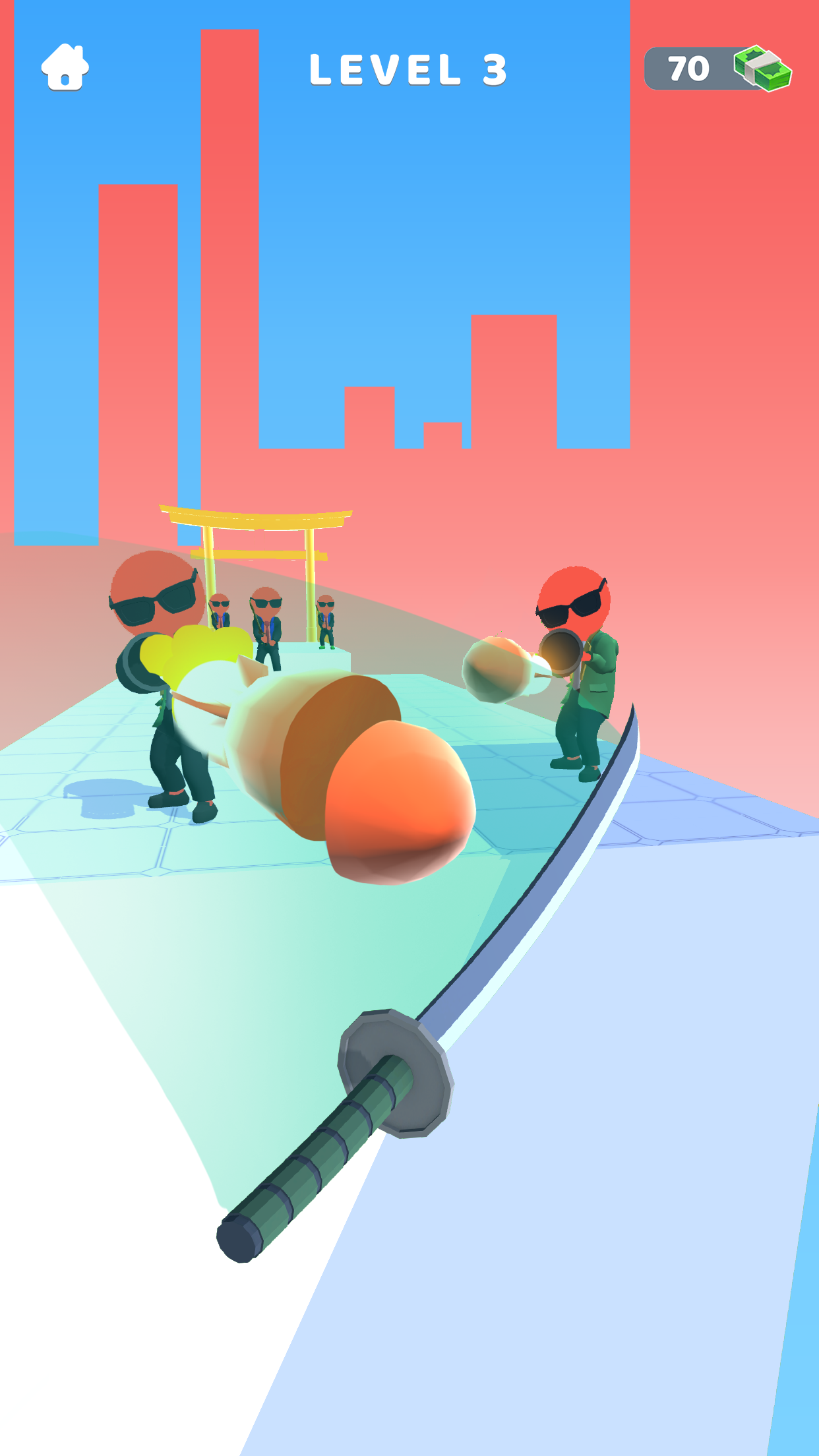 اسکرین شات 3 بازی Sword Play! Ninja Slice Runner