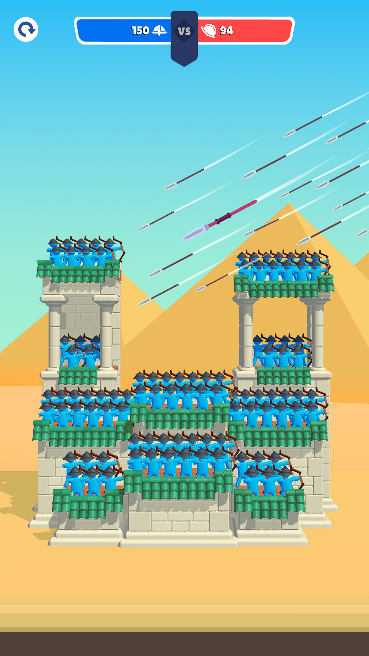 اسکرین شات 6 بازی Archery Bastions: Castle War