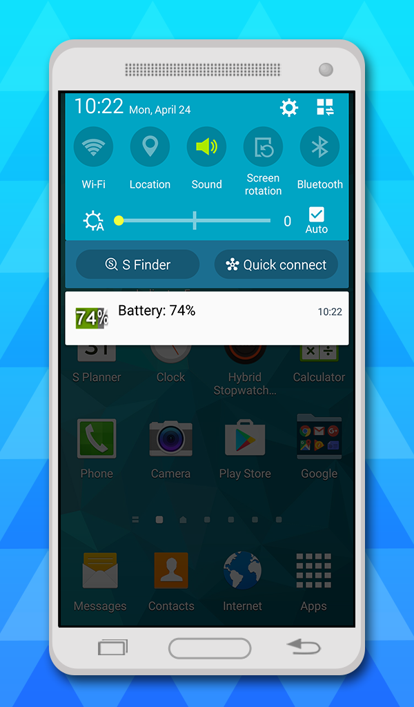 اسکرین شات 4 برنامه battery indicator