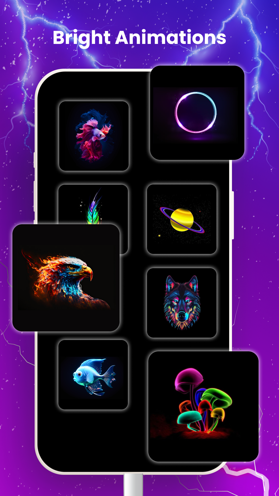 اسکرین شات 2 برنامه Battery Charging Animation App