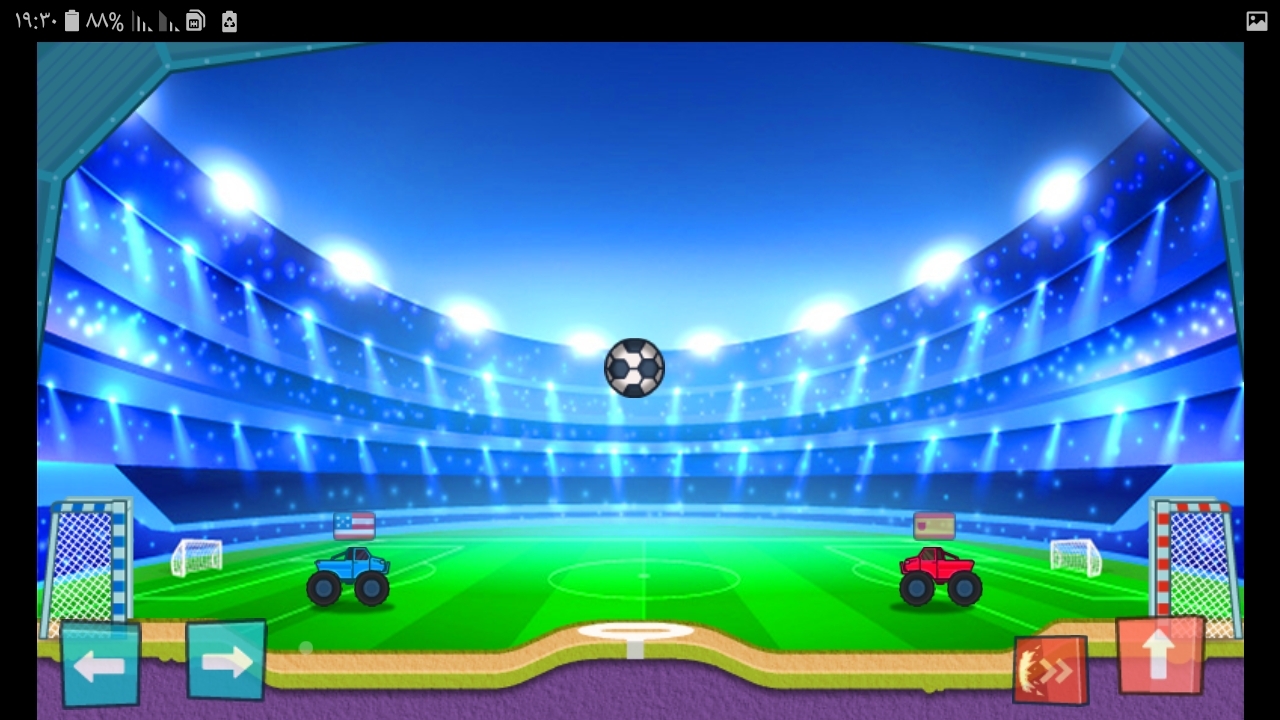 اسکرین شات 9 بازی فوتبال ماشینی کامیون هیولا